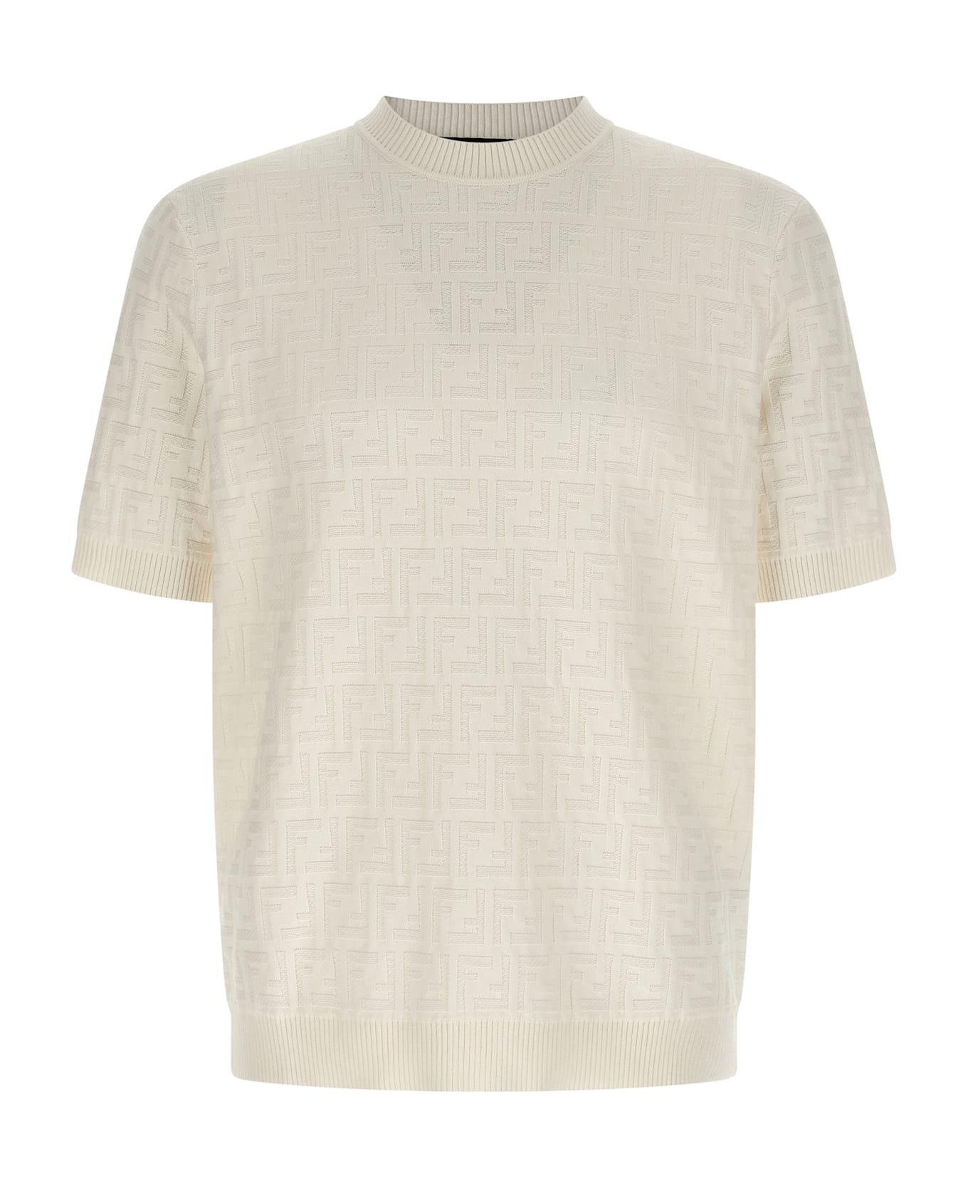 Fendi 'ff' Sweater - White