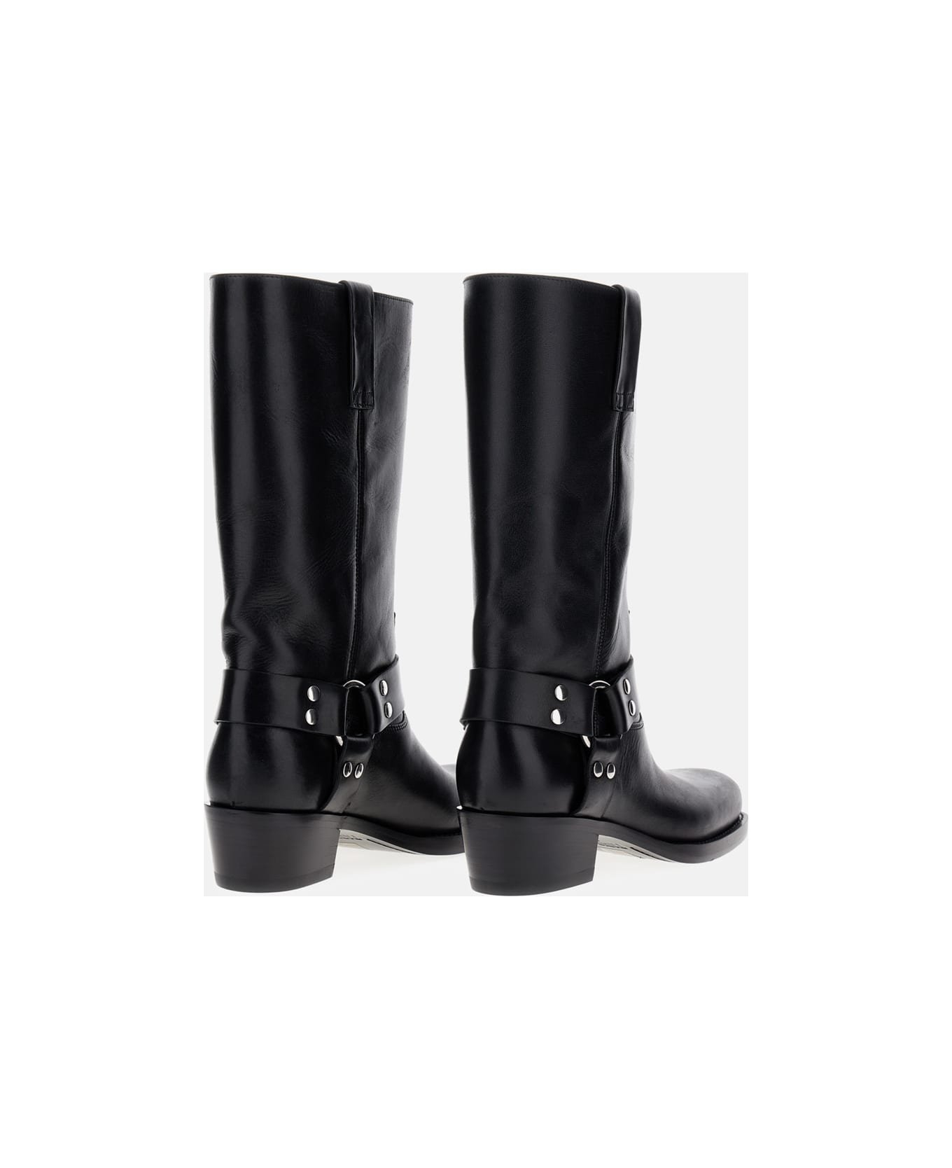 Paris Texas Roxy Boot With Heel - Black