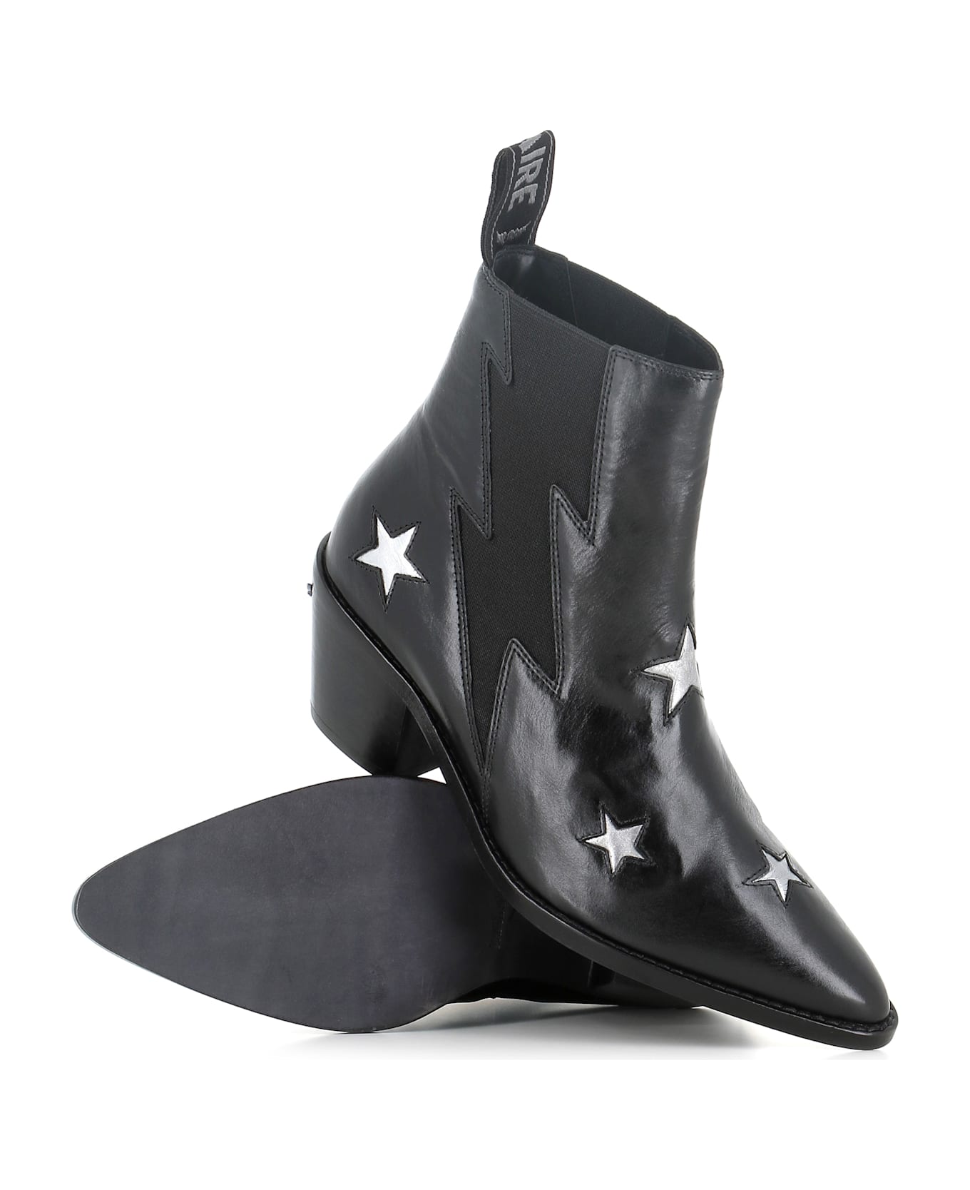 Zadig & Voltaire Texano Tyler Stars - Black