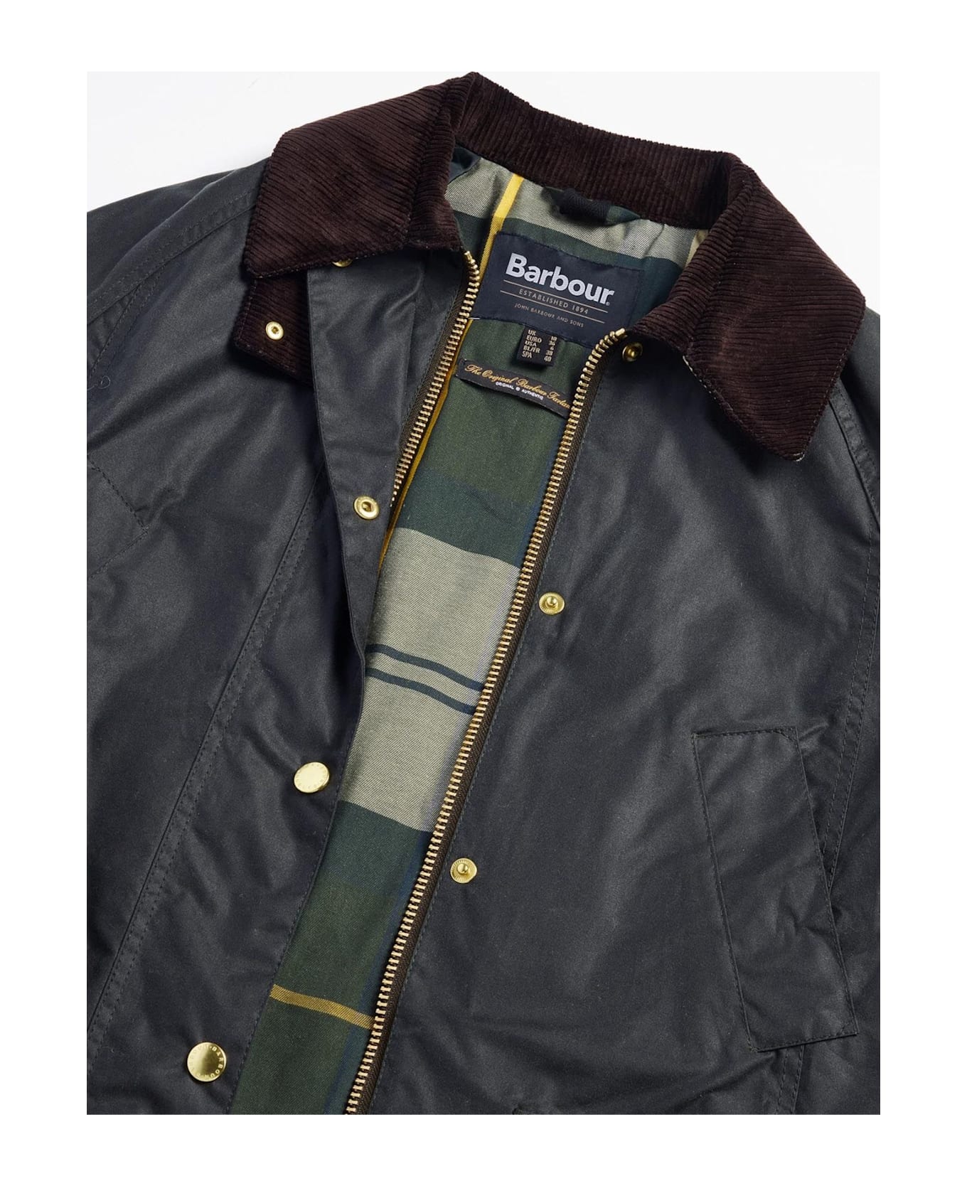 Barbour Long Beadnell Wax Cot Outwear - SALVIA