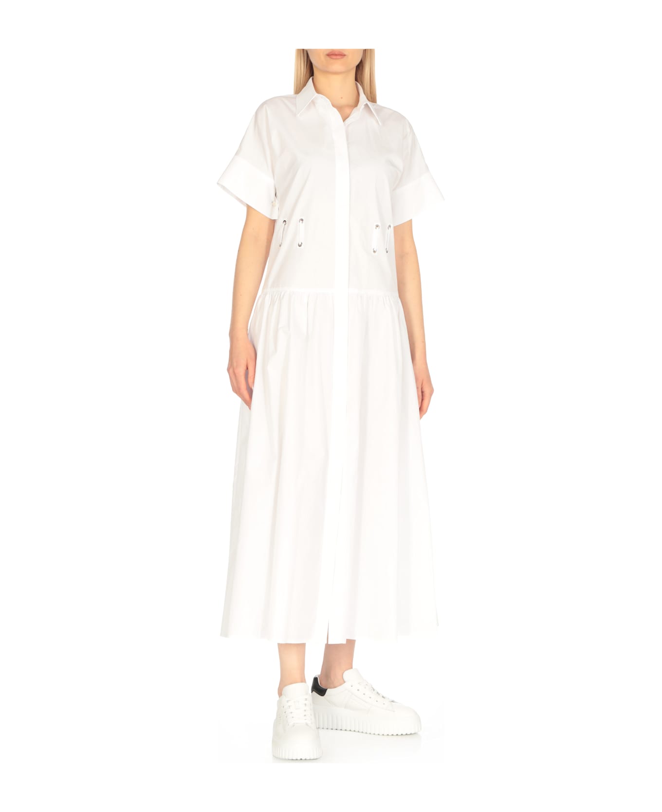 Hogan H-stripes Sneakers - White