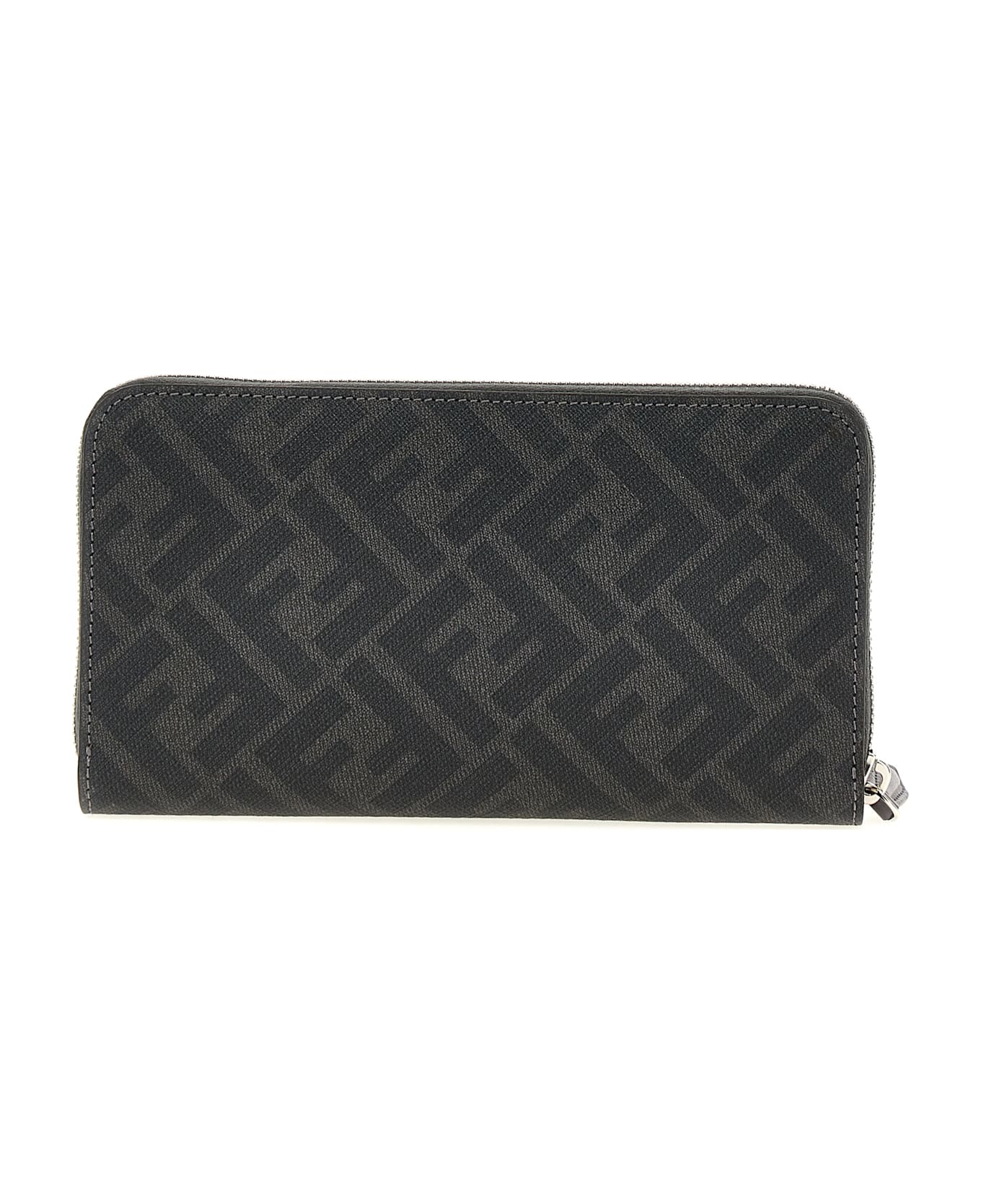 Fendi 'zip Around Fendi Diagonal' Wallet - ACCIAIOPALLADIO