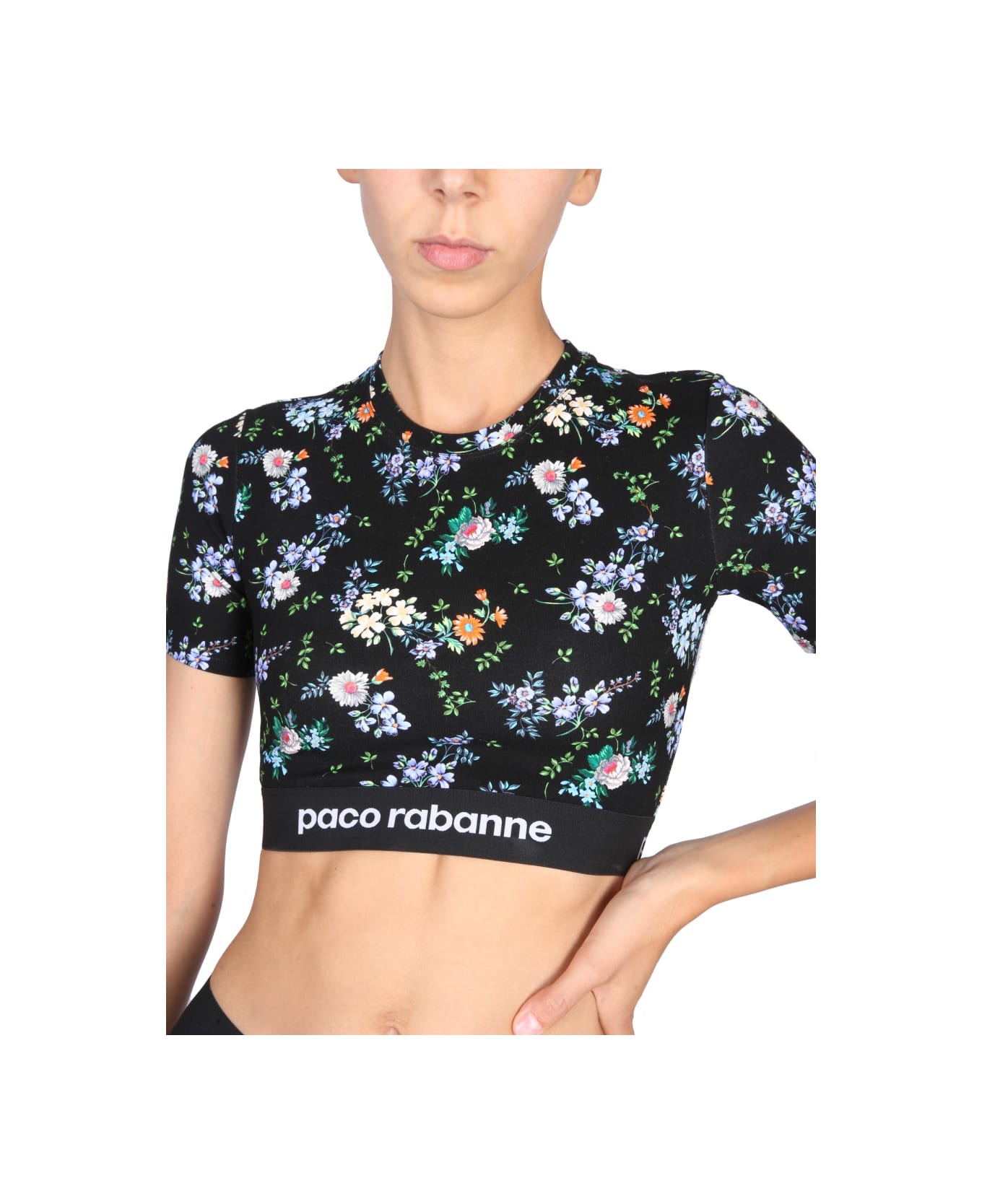 Paco Rabanne Top Cropped - MULTICOLOUR