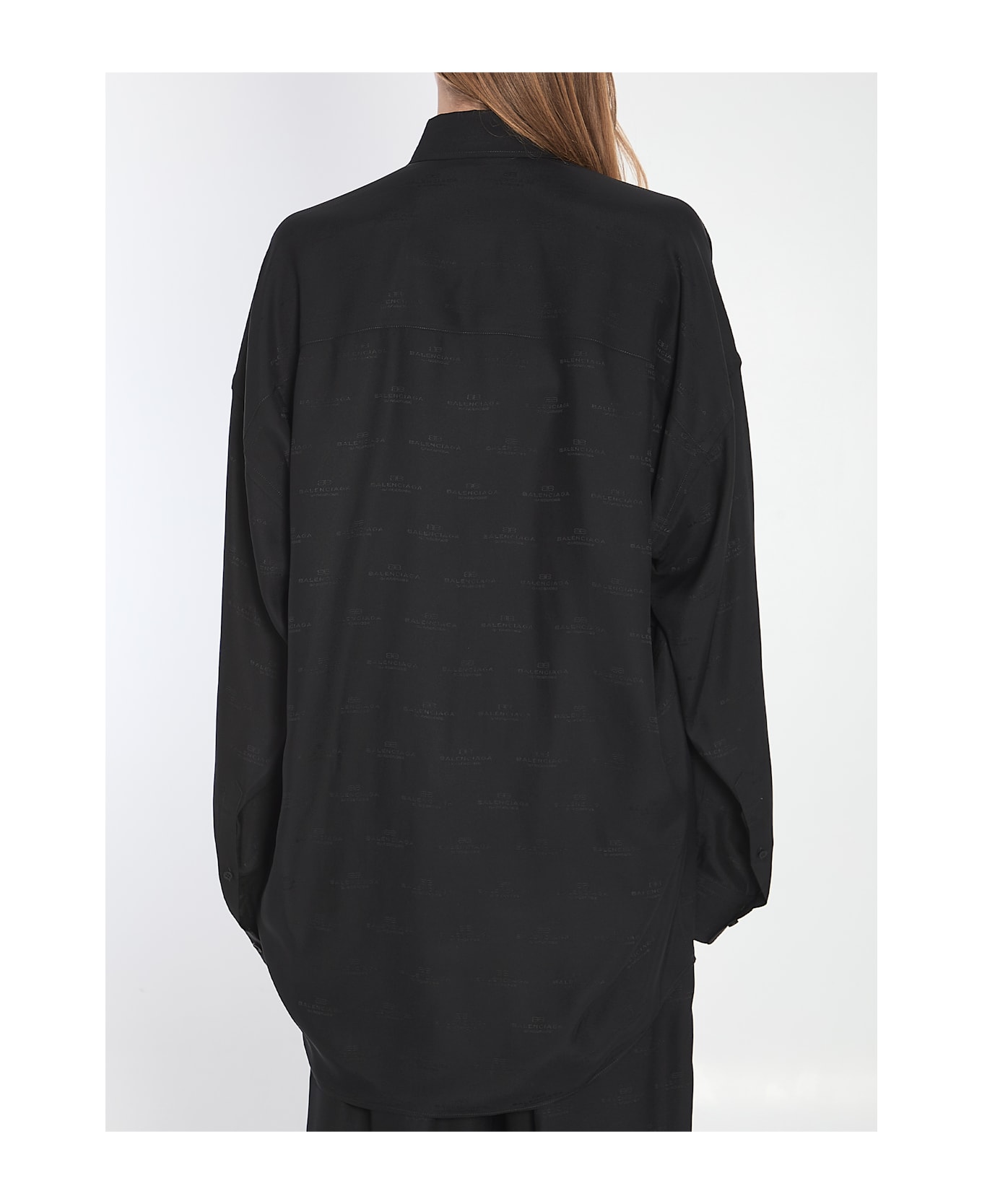 Balenciaga Cocoon Shirt - BLACK