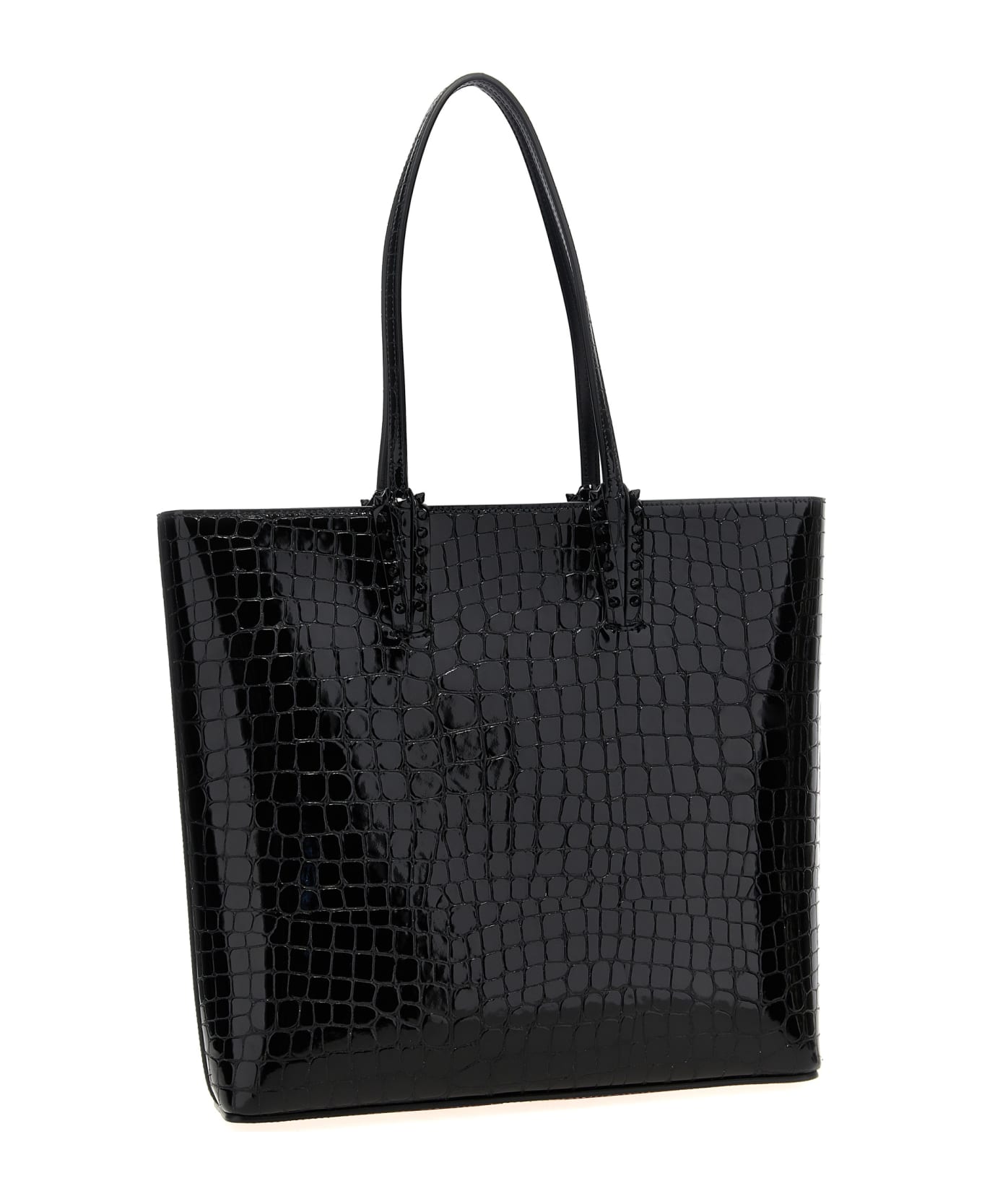 Christian Louboutin 'cabata Zip N/s' Shopping Bag - Black