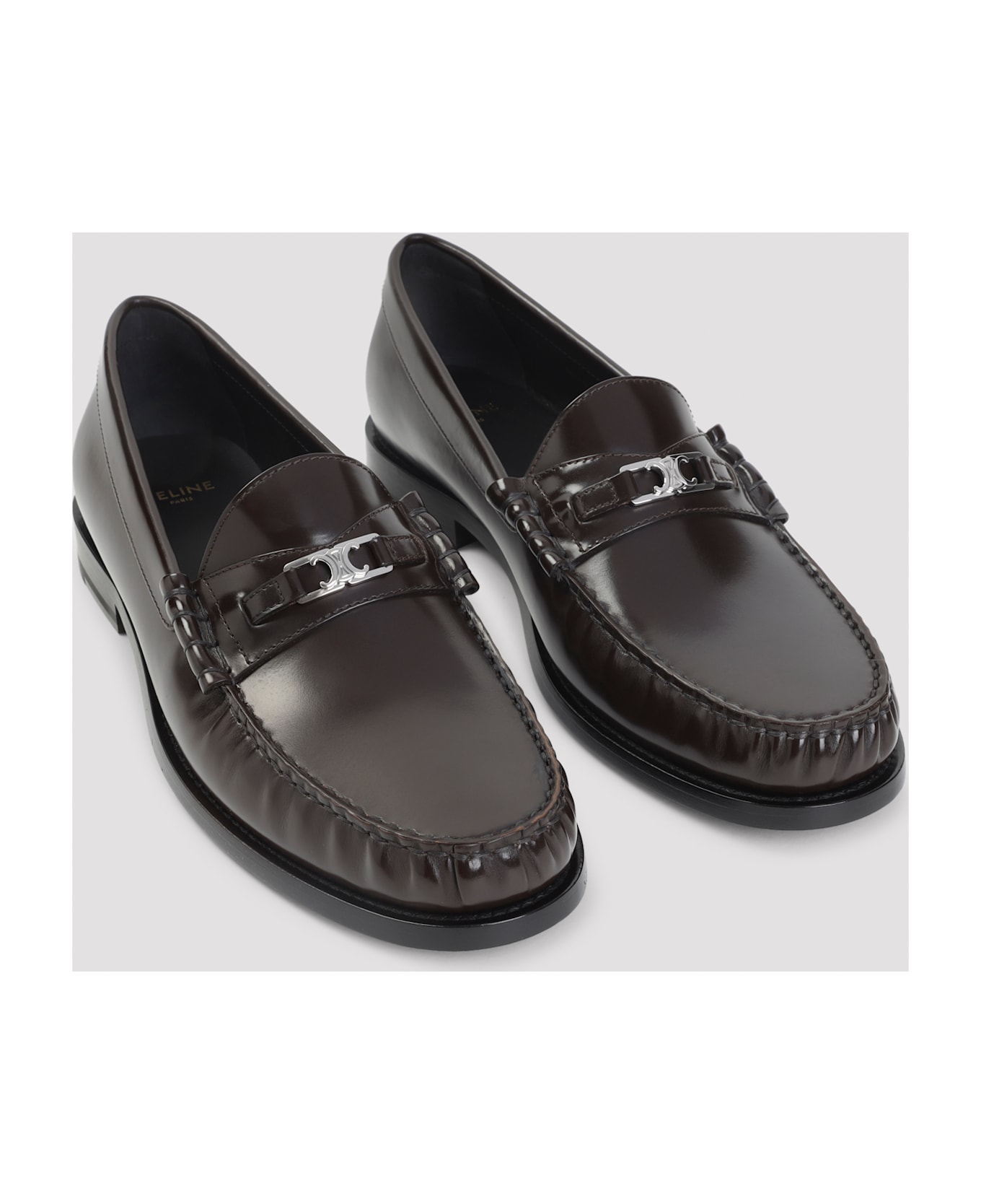Celine Triomphe 15 Loafer - Mz Dark Brown