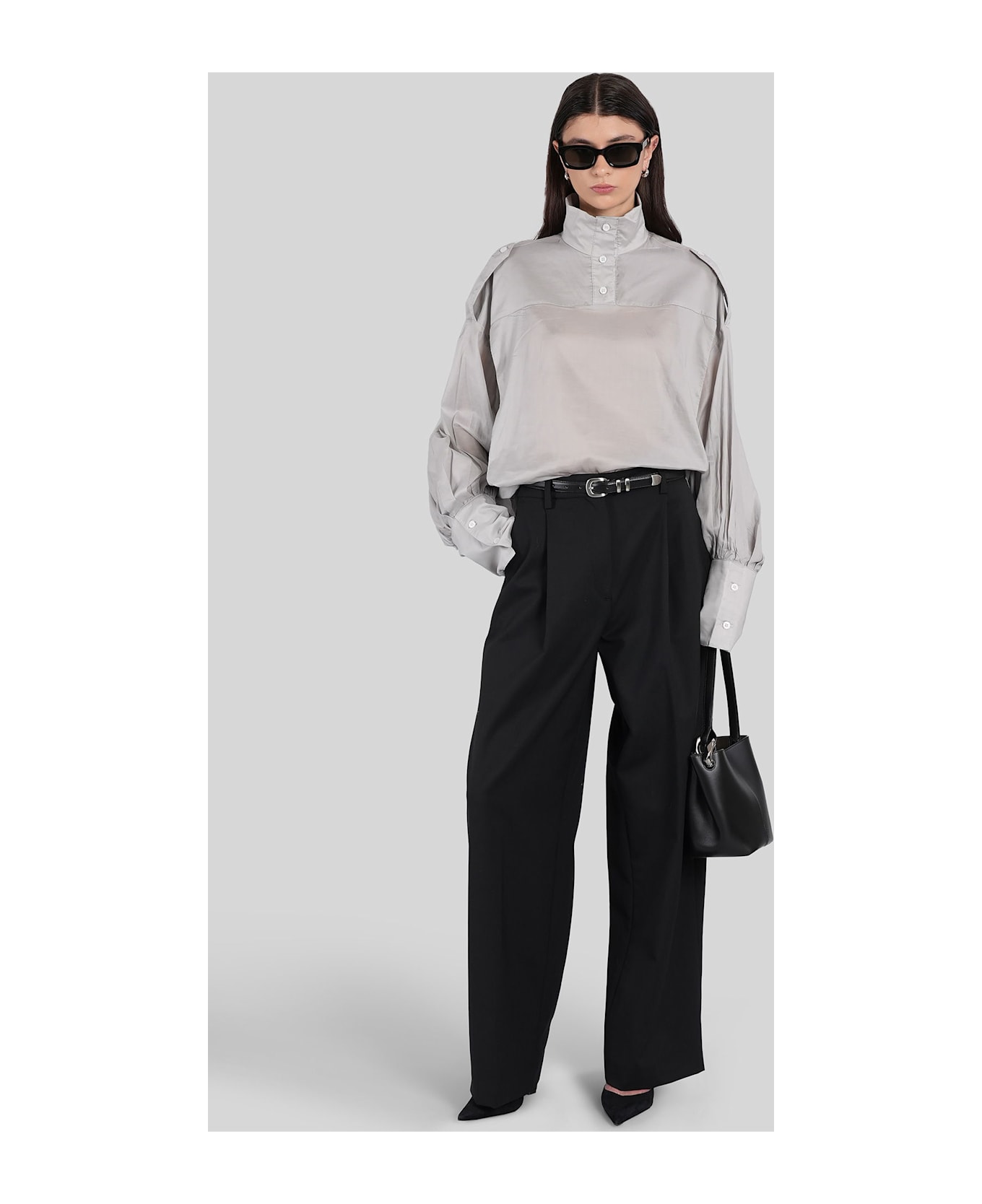 TheLatest C Axel 3104 Pants In Black Polyester - black ボトムス