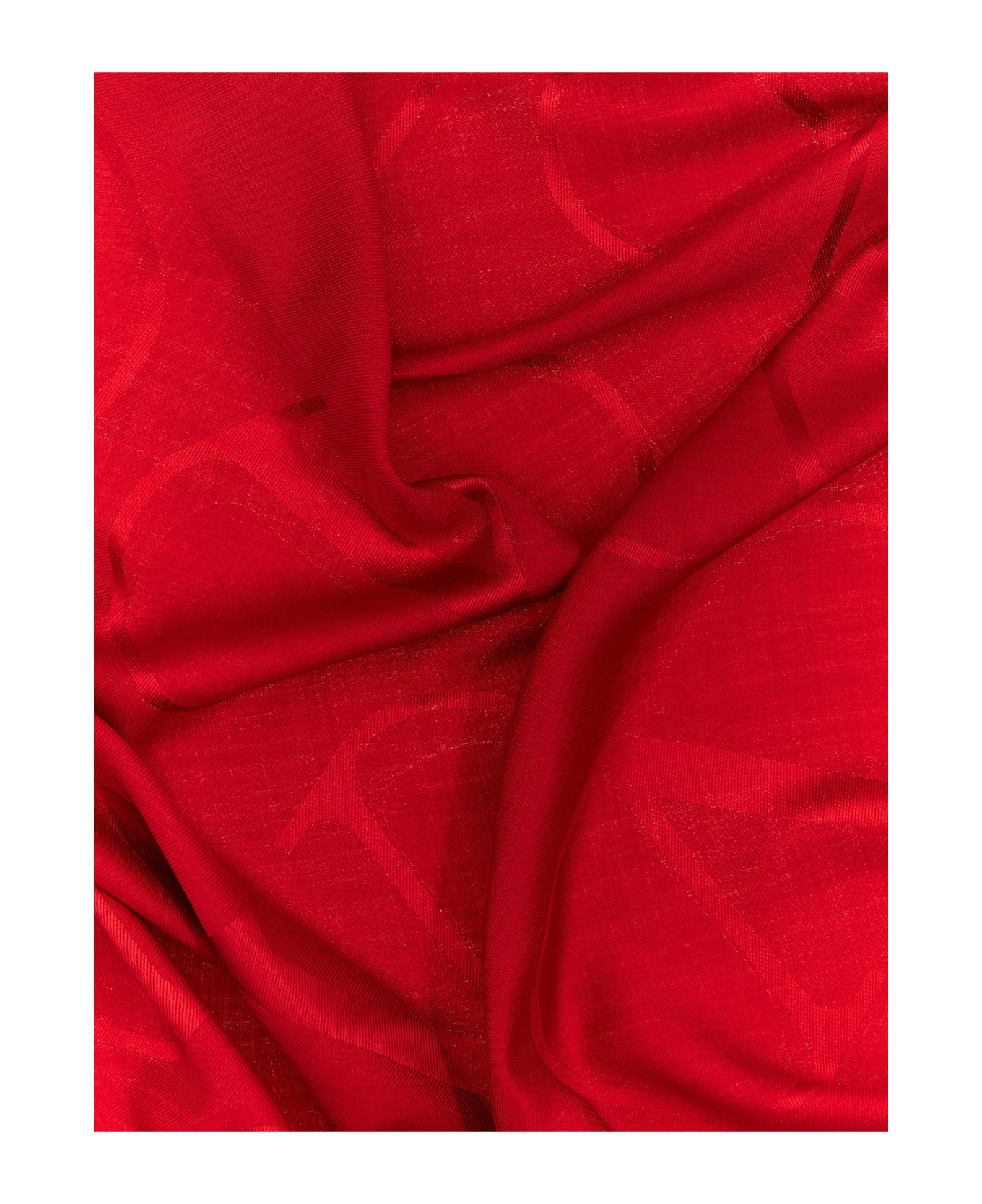 Valentino Garavani 'vlogo Signature' Shawl - Red