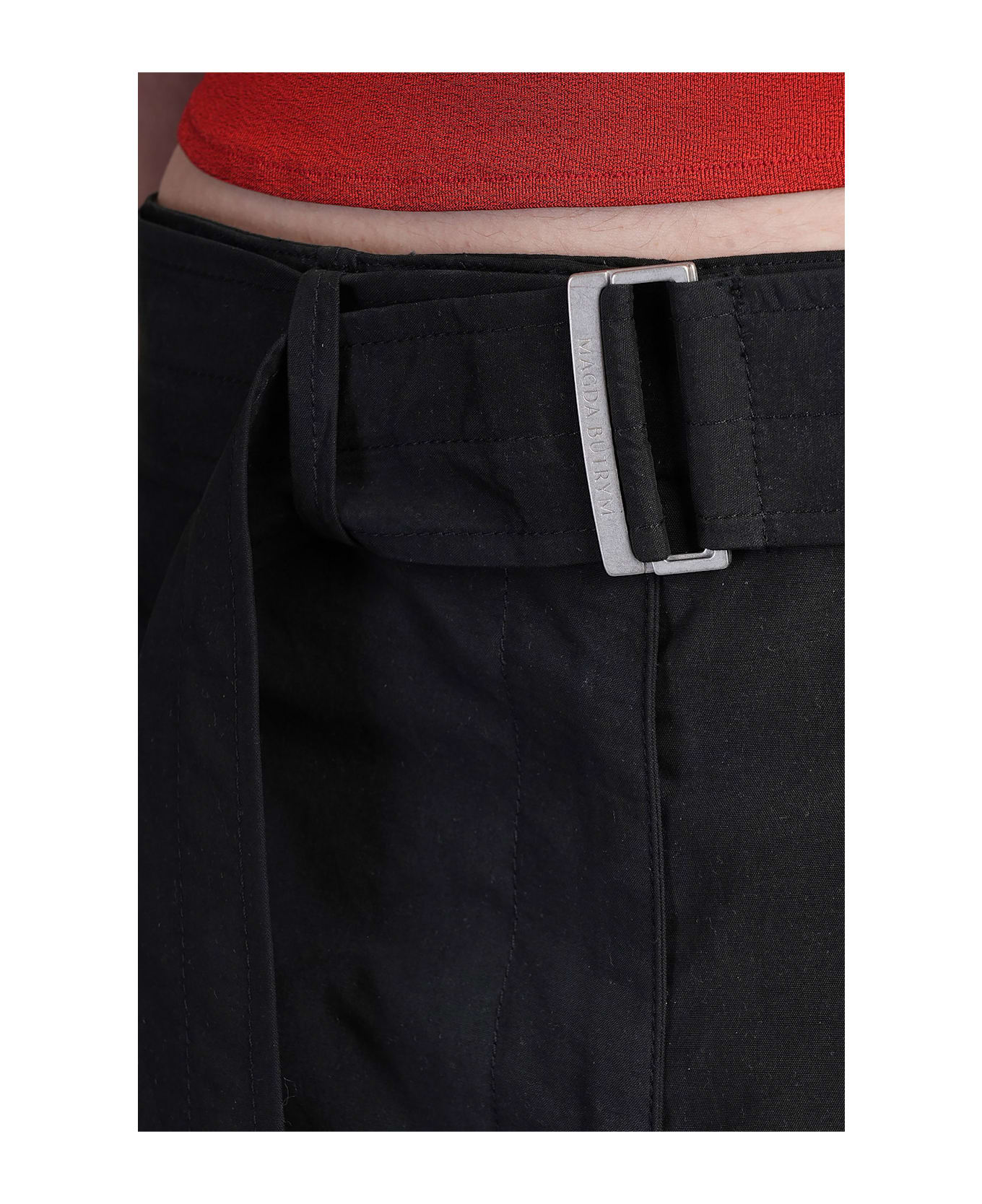 Magda Butrym Pants 02 Pants In Black Cotton - black