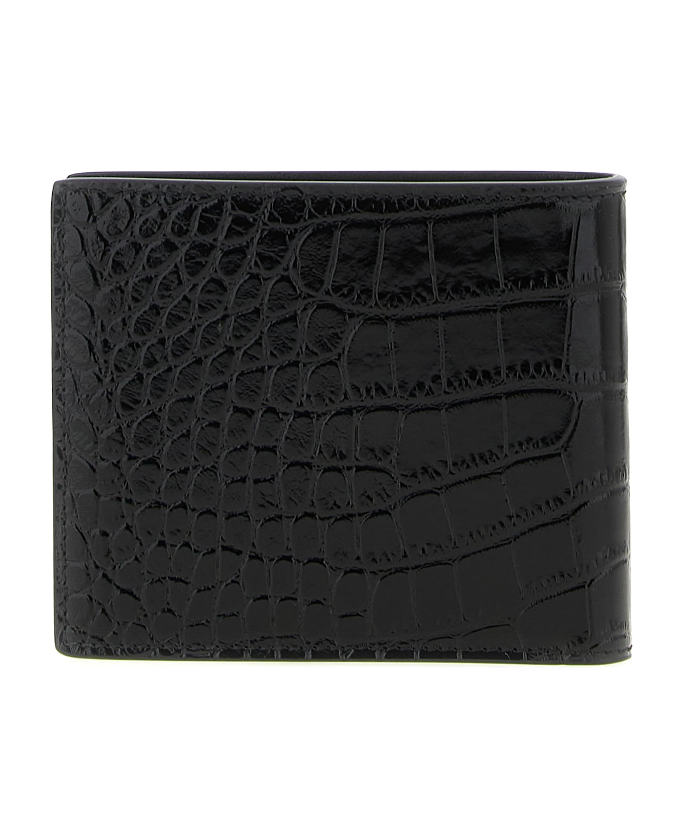 Tom Ford Crocodile Leather Wallet - BLACK