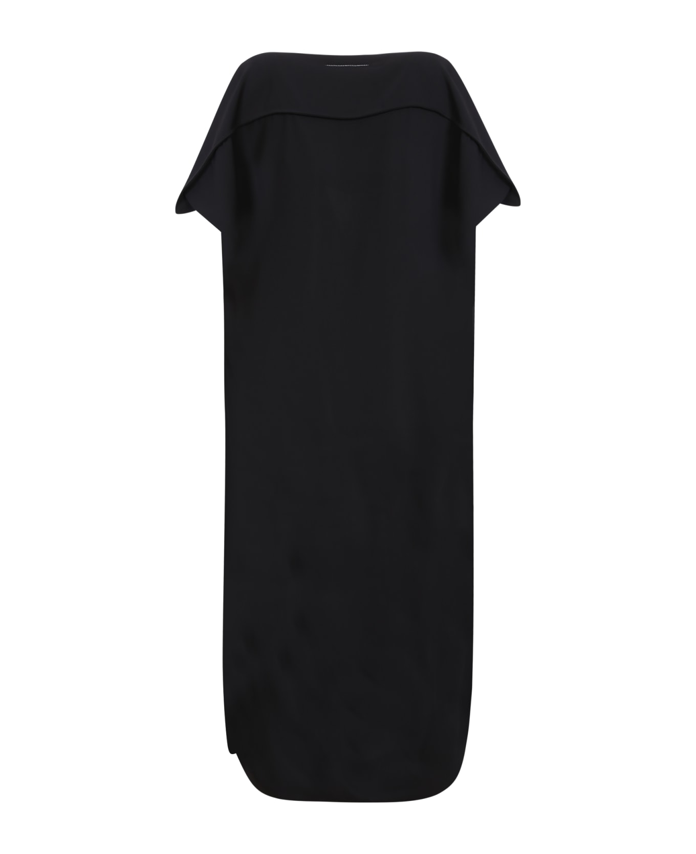 MM6 Maison Margiela Dress Asymmetrical Design Black - Black ワンピース＆ドレス