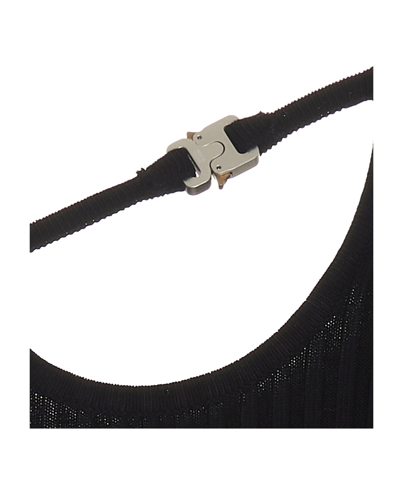 1017 ALYX 9SM 'buckle Webbed Knit' Dress - Black