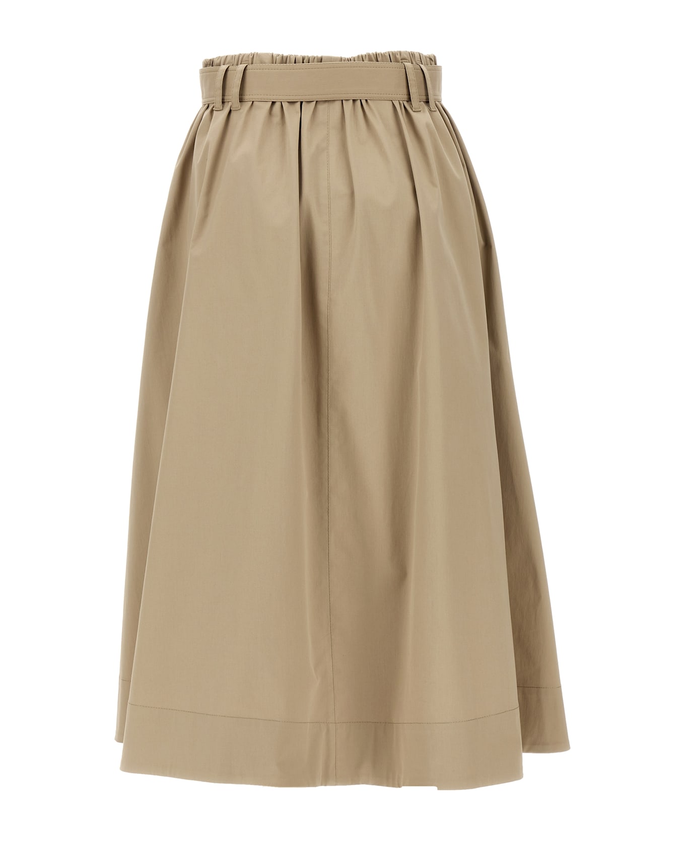 Brunello Cucinelli Belt Skirt - Beige