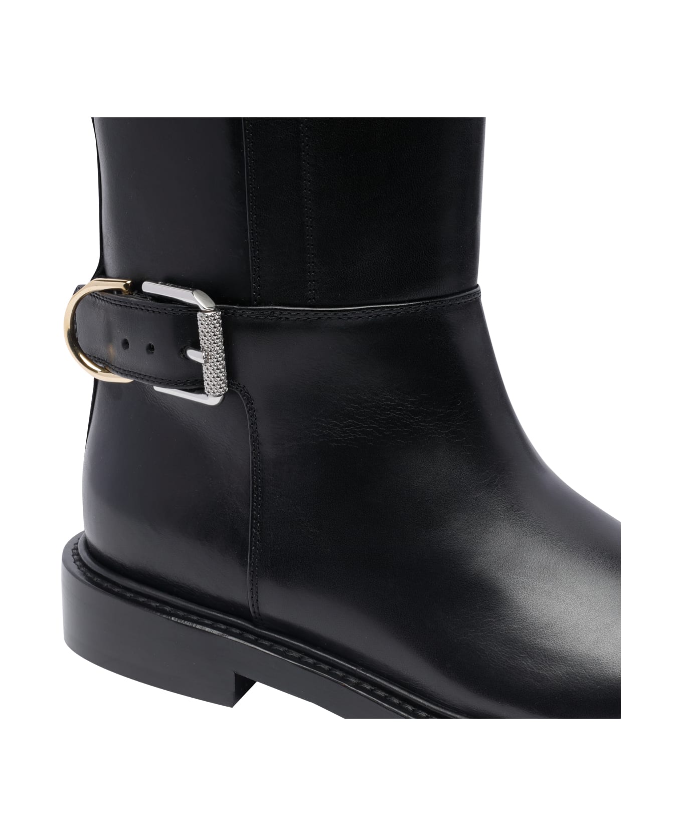 Givenchy Voyou Flat Boots - Black