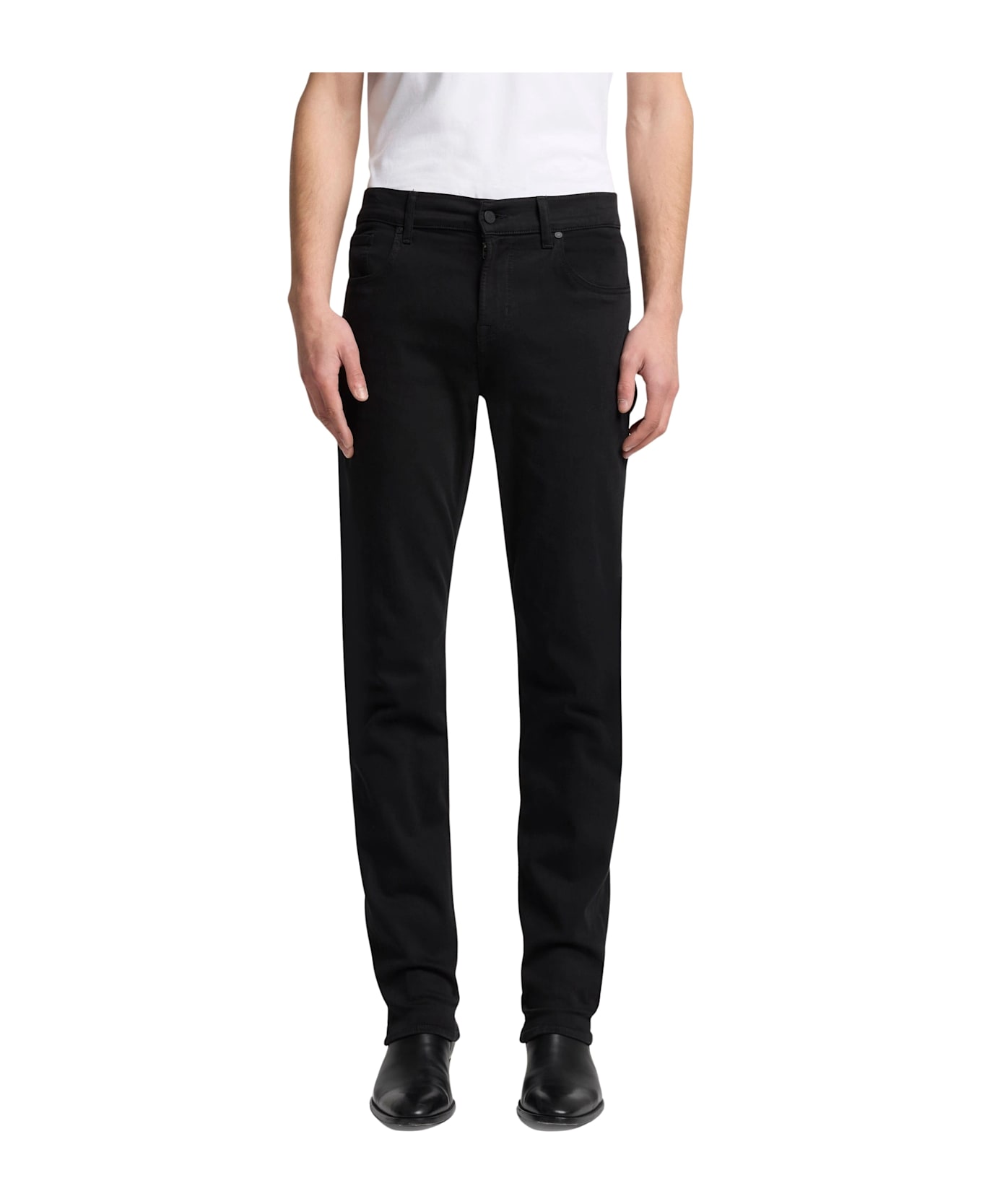 7 For All Mankind Slimmy Black - Black