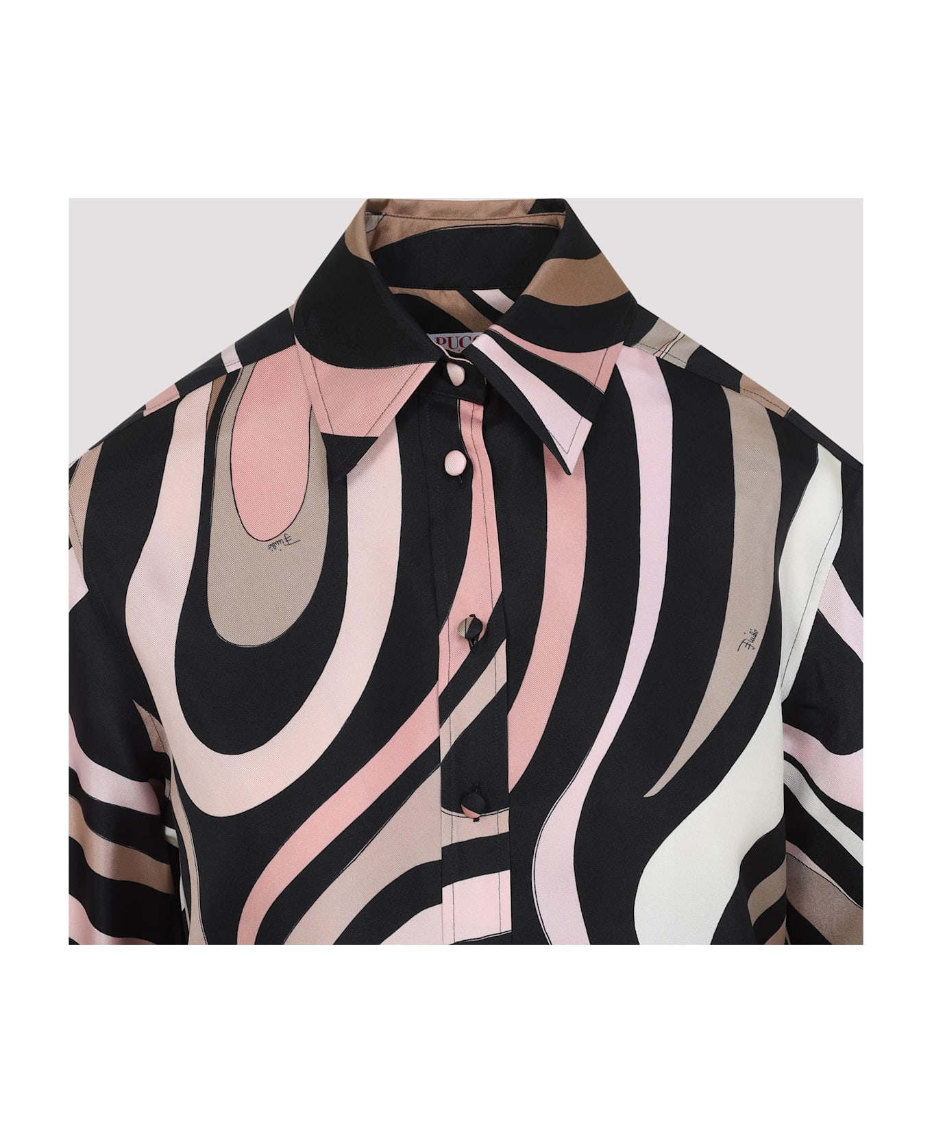 Pucci Marmo Shirt - Nero Nude