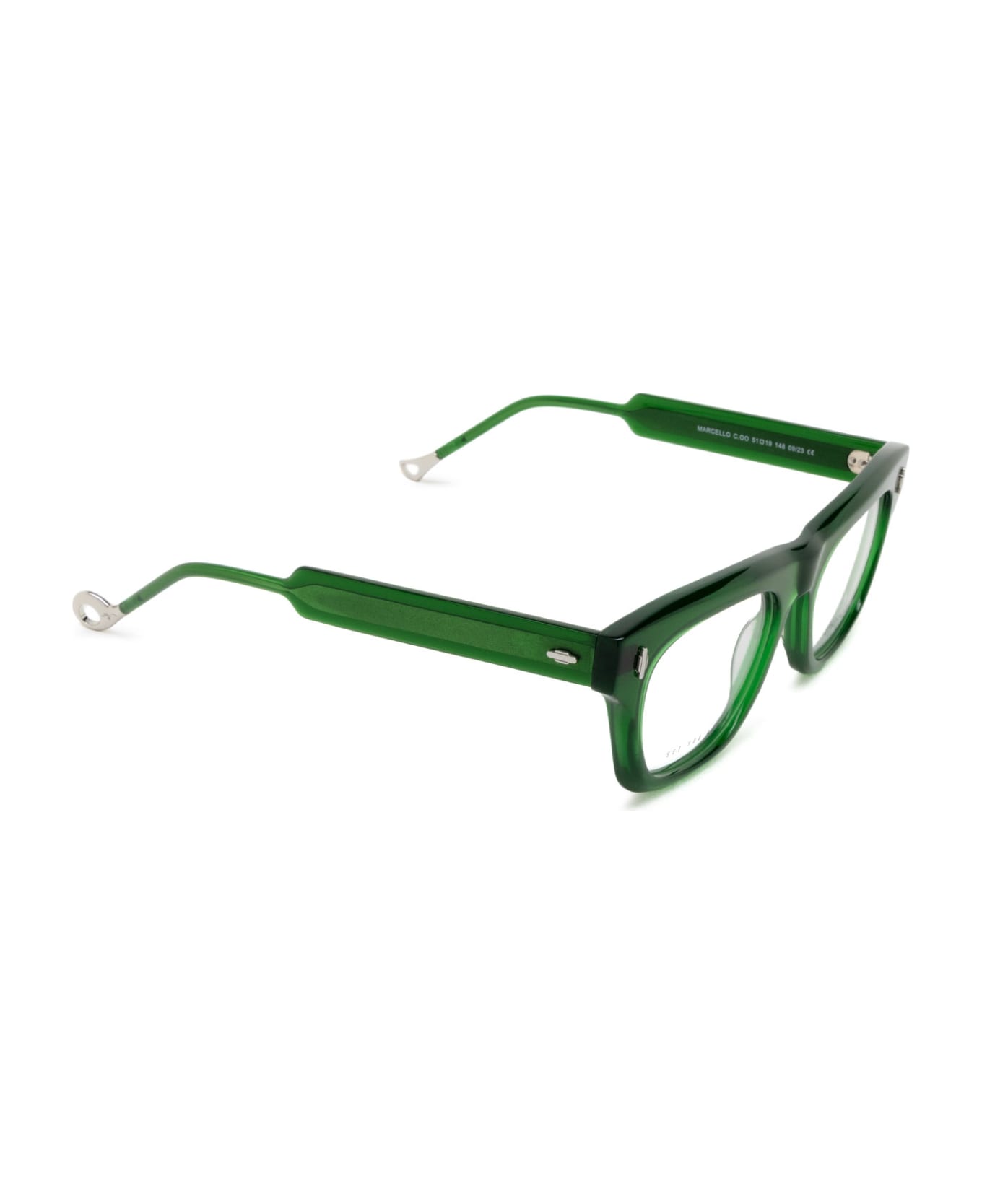 Eyepetizer Marcello Transparent Green Glasses - Transparent Green