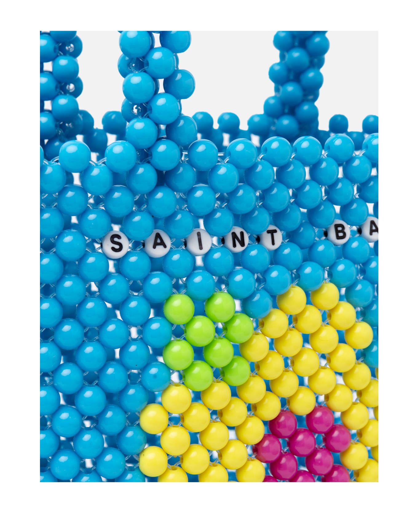 MC2 Saint Barth Multicolor Beaded Small Bag - SKY