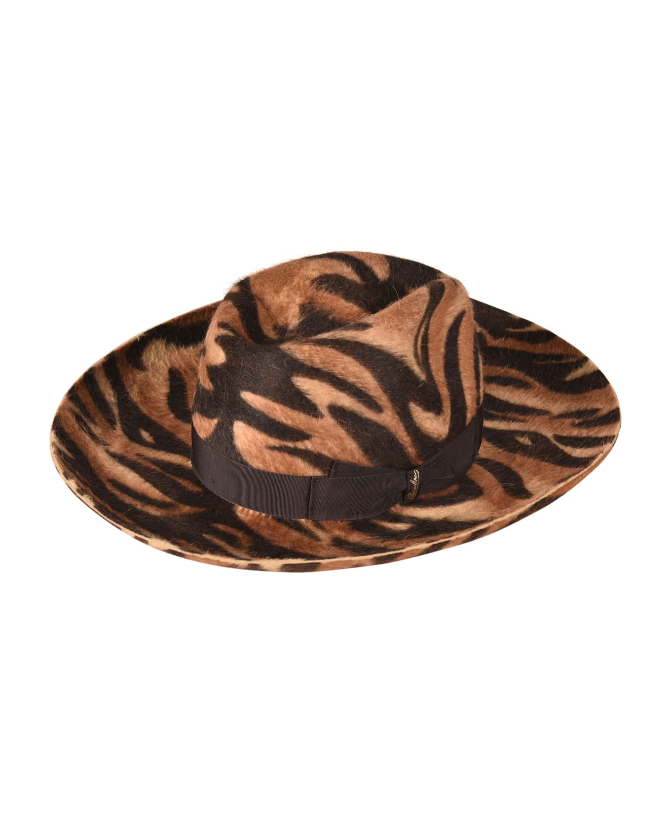 Borsalino Tiger Printed Hat - 8072