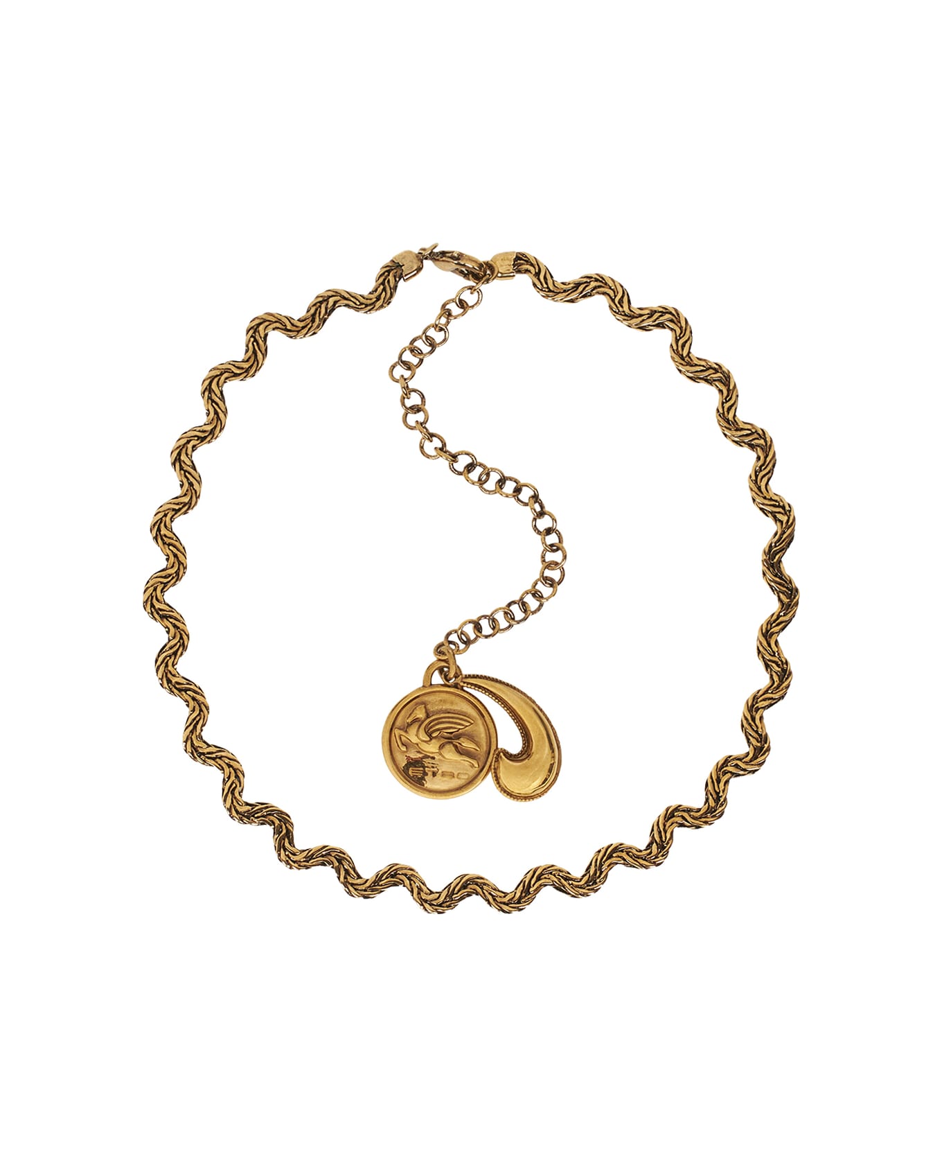 Etro Necklace With Charms - Gold