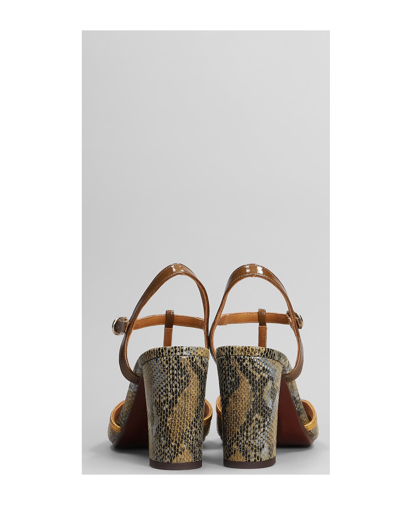 Chie Mihara Bejo Sandals In Brown Leather - brown
