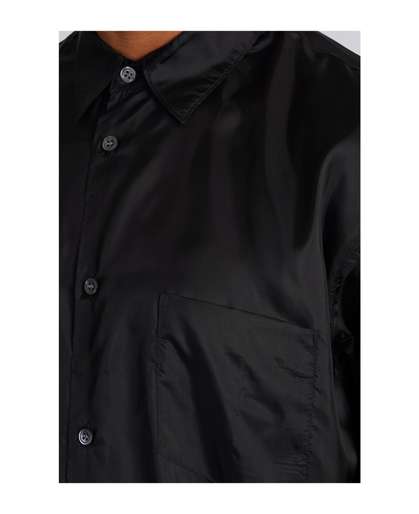 Comme des Garçons Shirt Shirt In Black Polyamide Polyester - black
