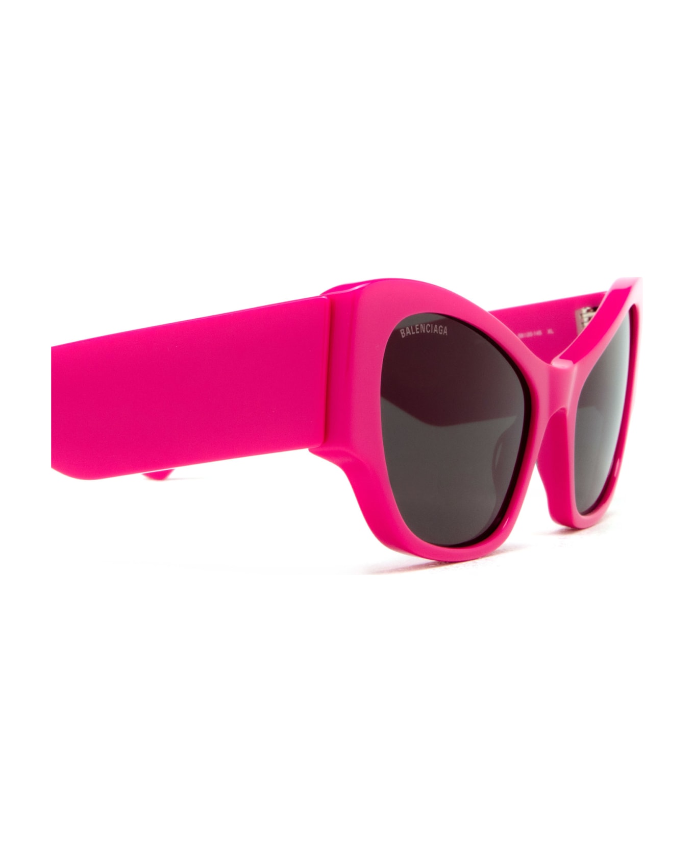 Balenciaga Eyewear Logo Sided Sunglasses - Fuchsia