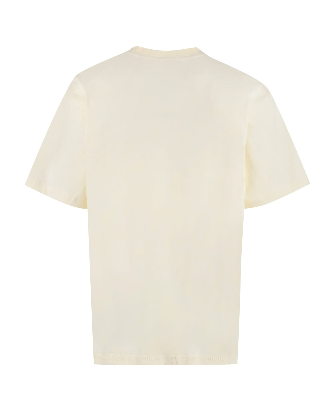 Market Printed Cotton T-shirt - panna シャツ
