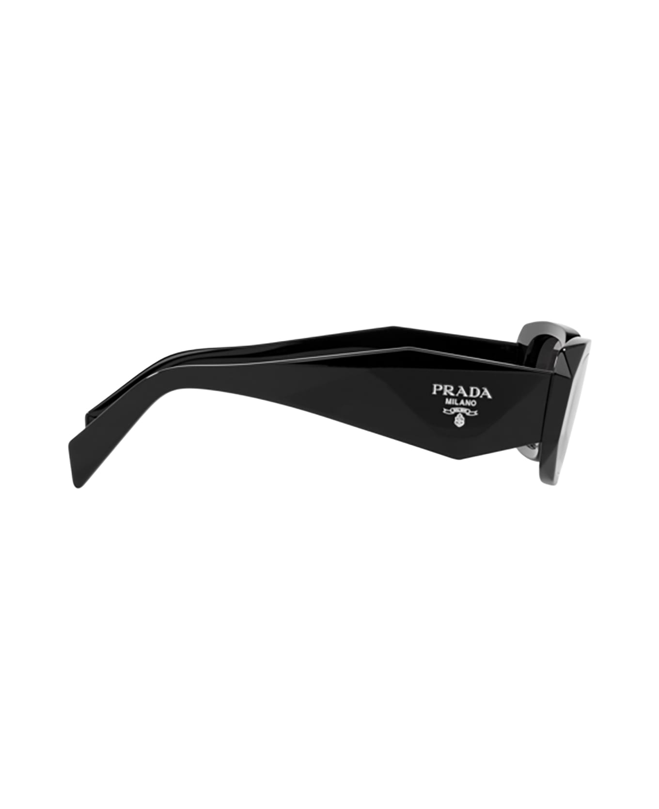 Prada Eyewear Pr 17wsf Black Sunglasses - Black