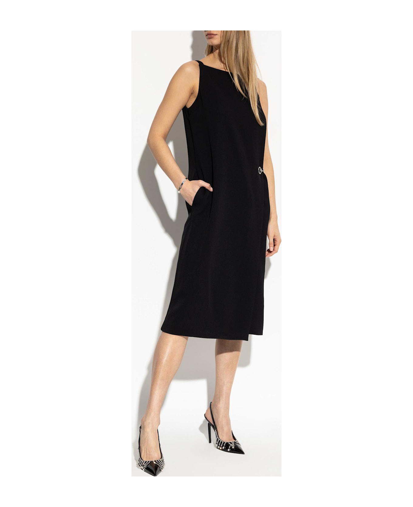 Gucci Dress With Applique - Nero
