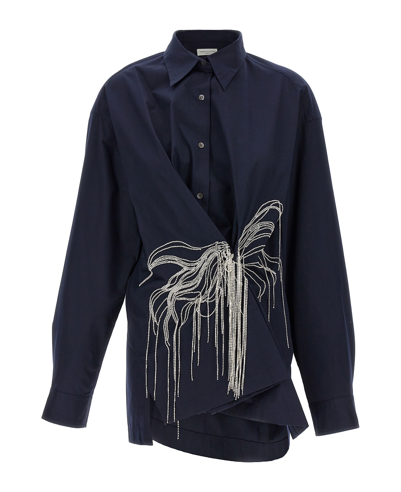 Dries Van Noten 'clicks' Shirt - Blue