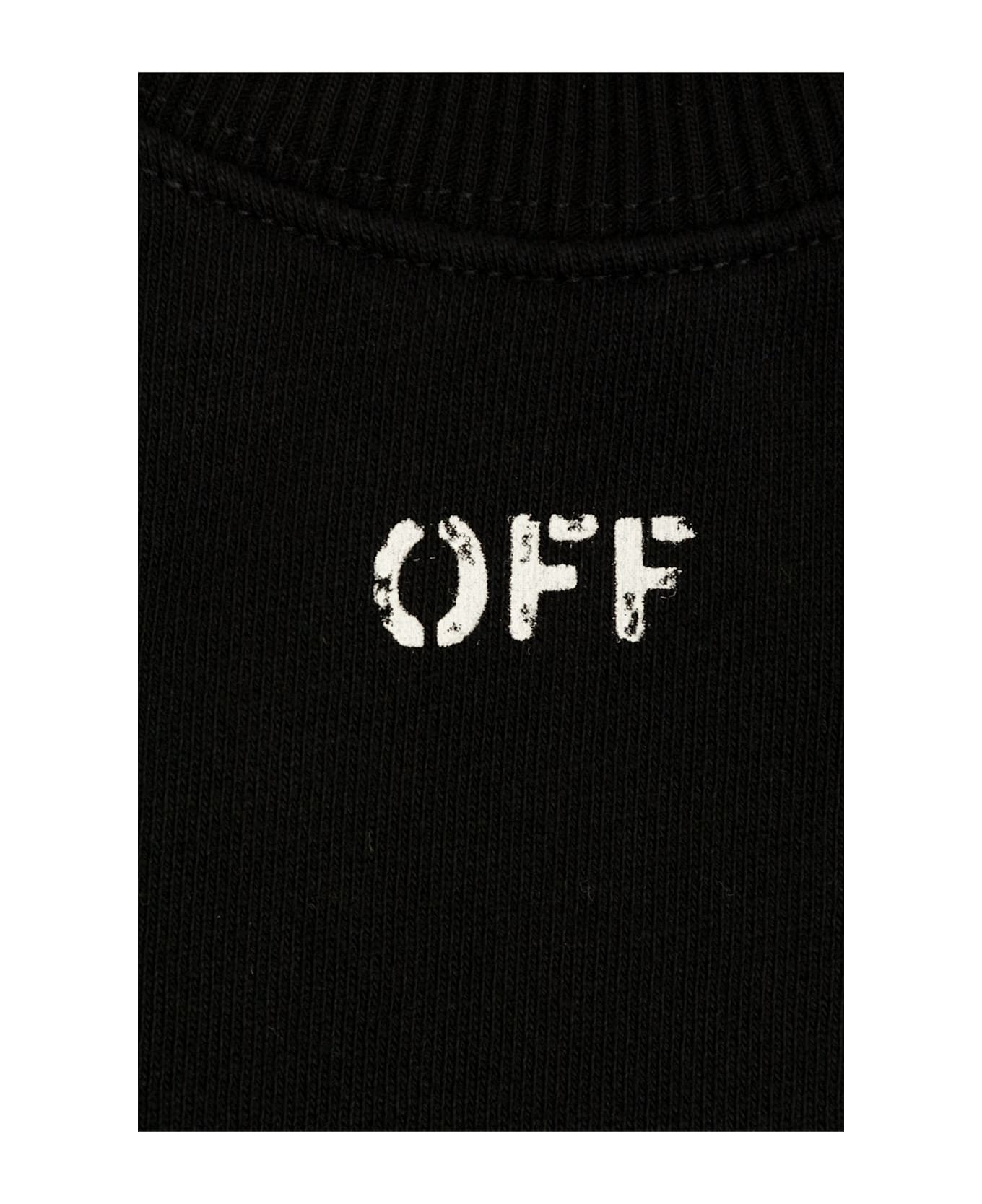 Off-White Off Stamp Crewneck Sweatshirt - Black