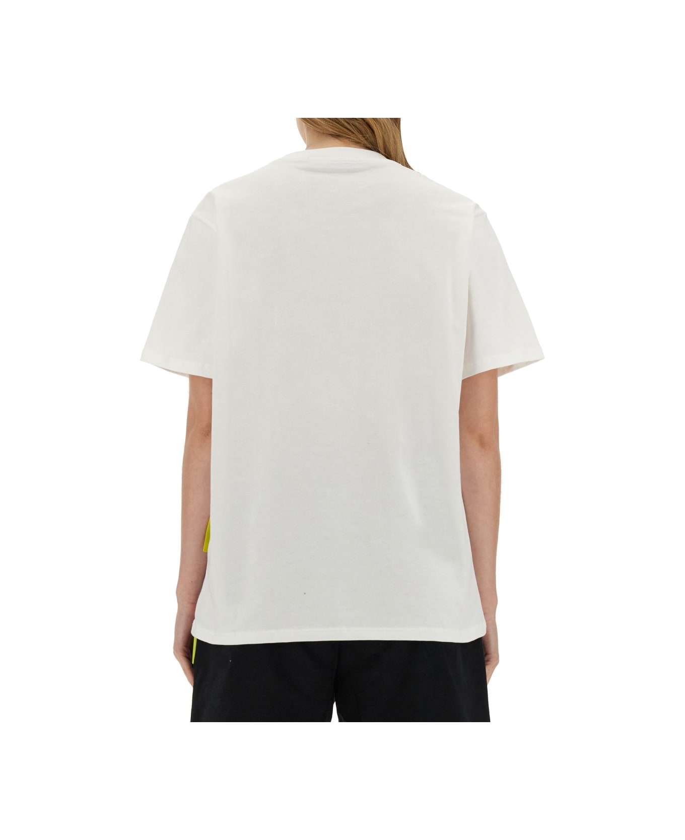 Barrow T-shirt With Logo - WHITE Tシャツ