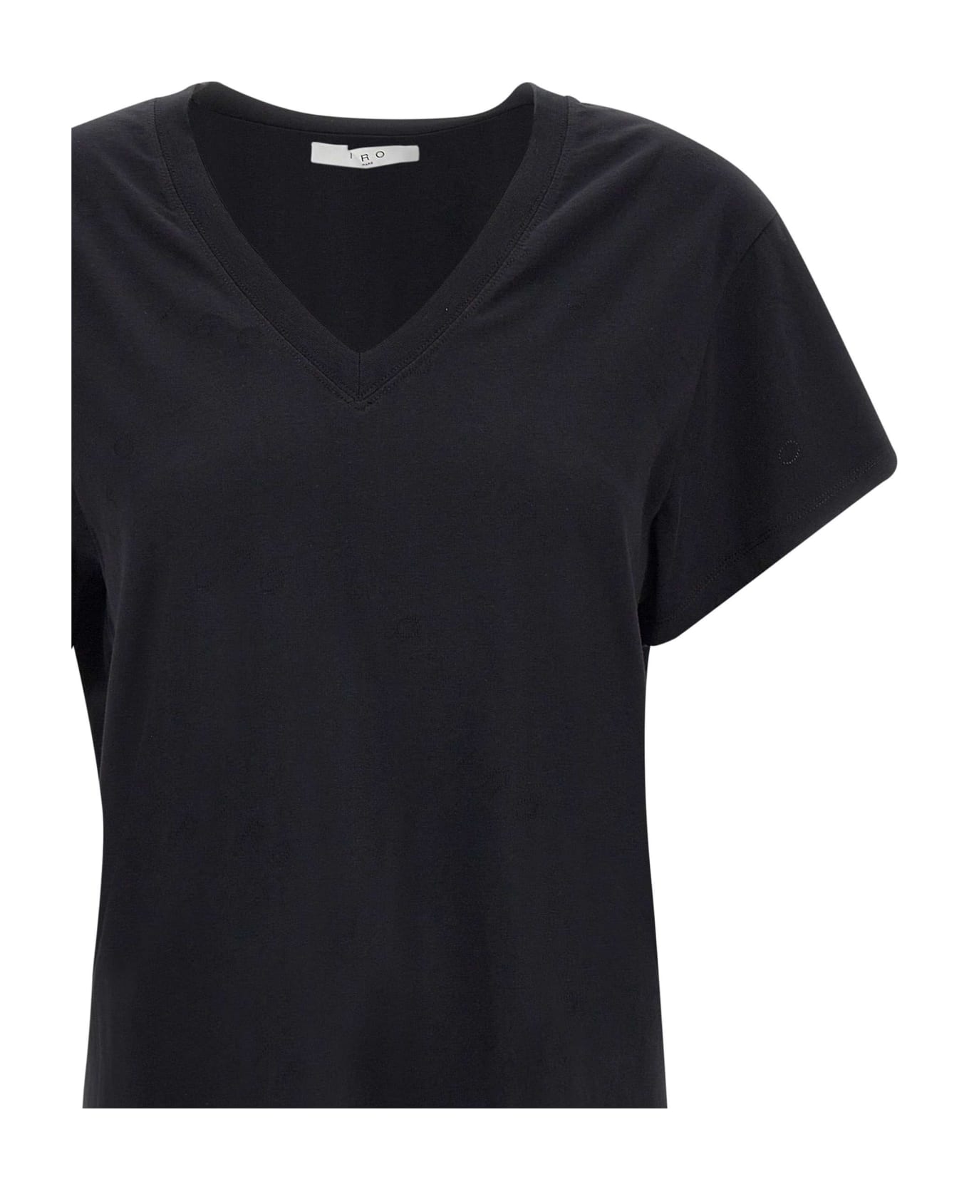 IRO "jolia" Cotton T-shirt - BLACK Tシャツ