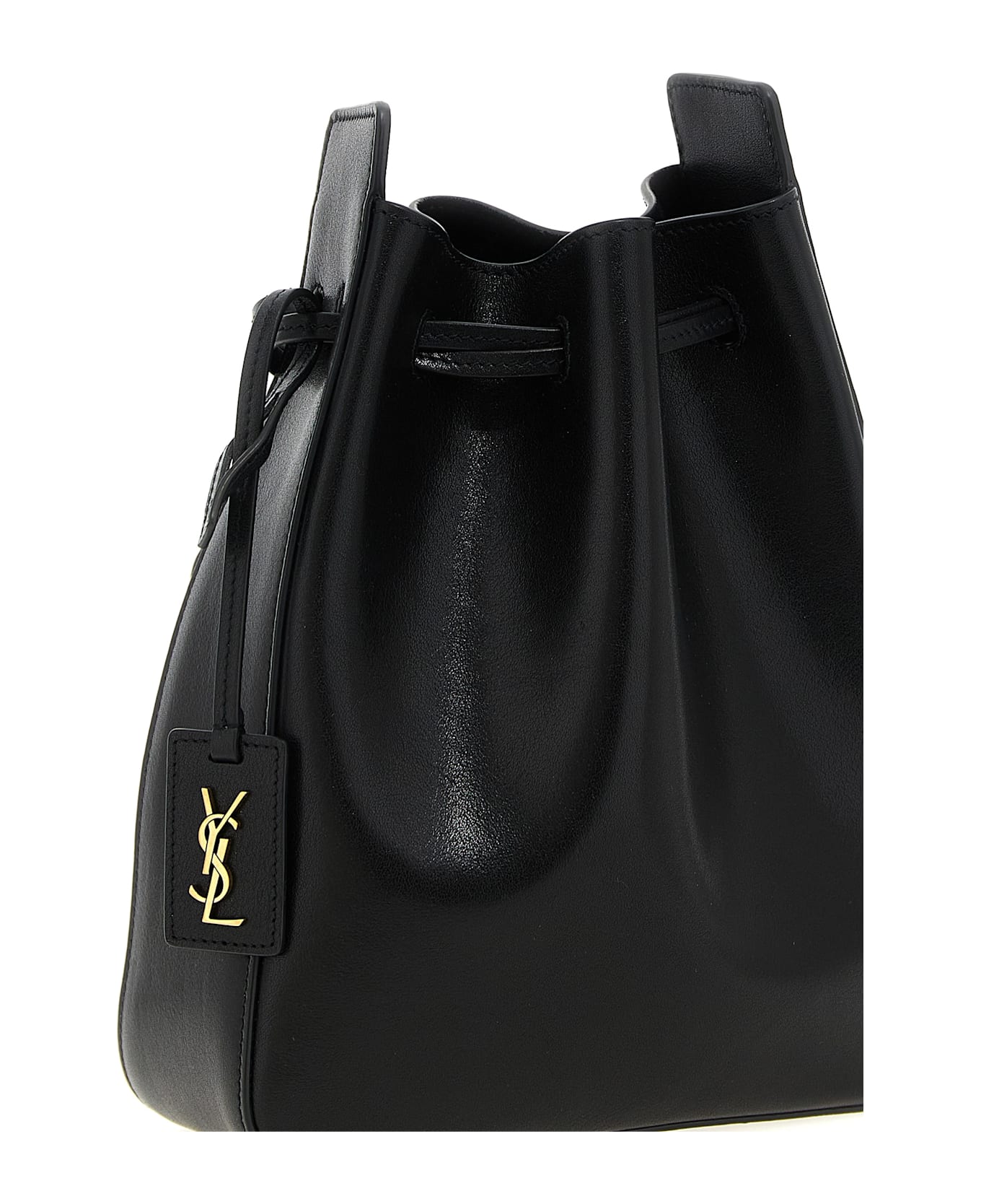【SAINT LAURENT】LEATHER BUCKET BAG●817386AADUK1000 bucket bag in leather | Saint Laurent | YSL PT