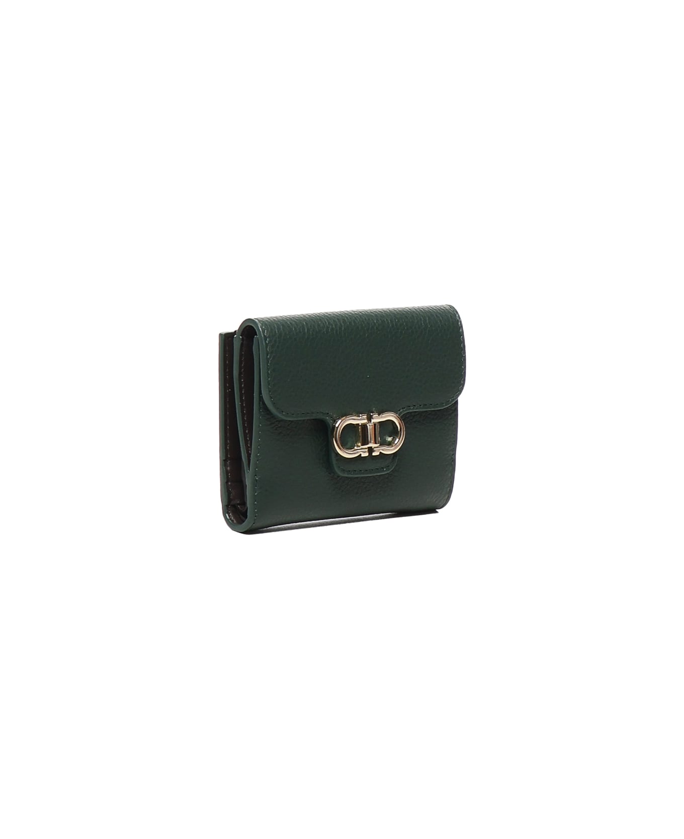 Ferragamo Gancini Wallet - Green