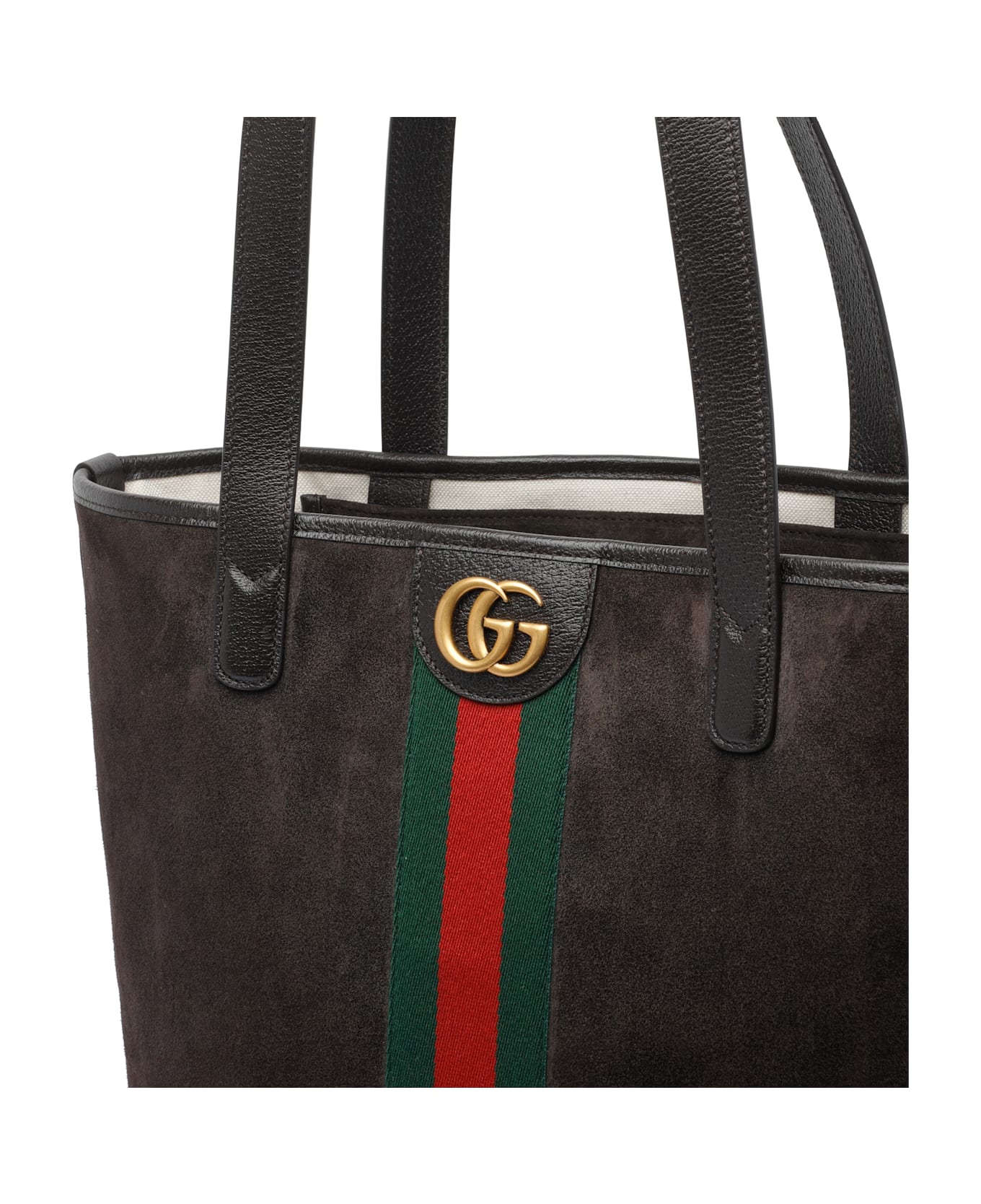 Gucci Medium Ophidia Shopping Bag - Brown