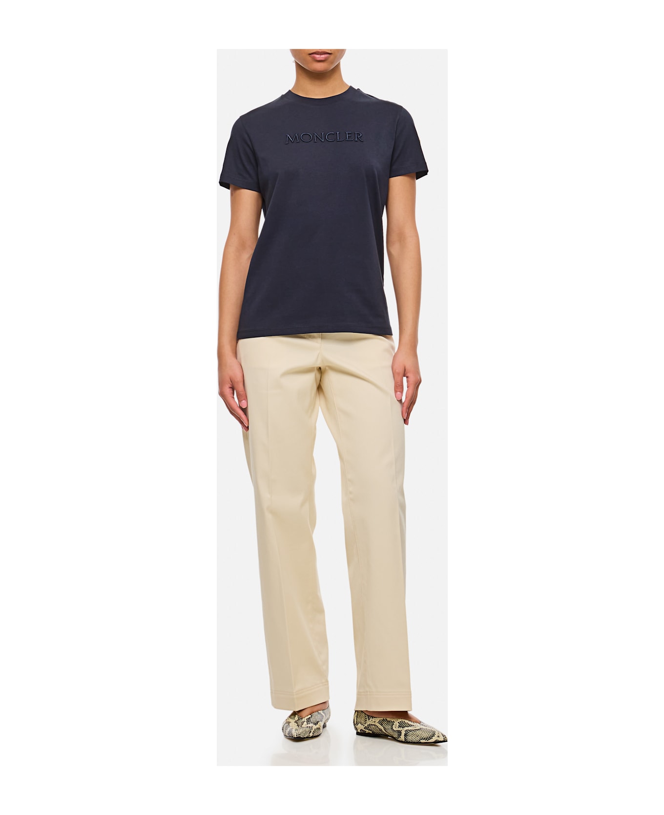Moncler Logo T-shirt - Blue