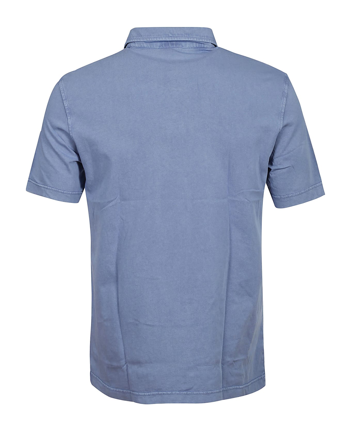 Drumohr Polo S/s - Blue ポロシャツ