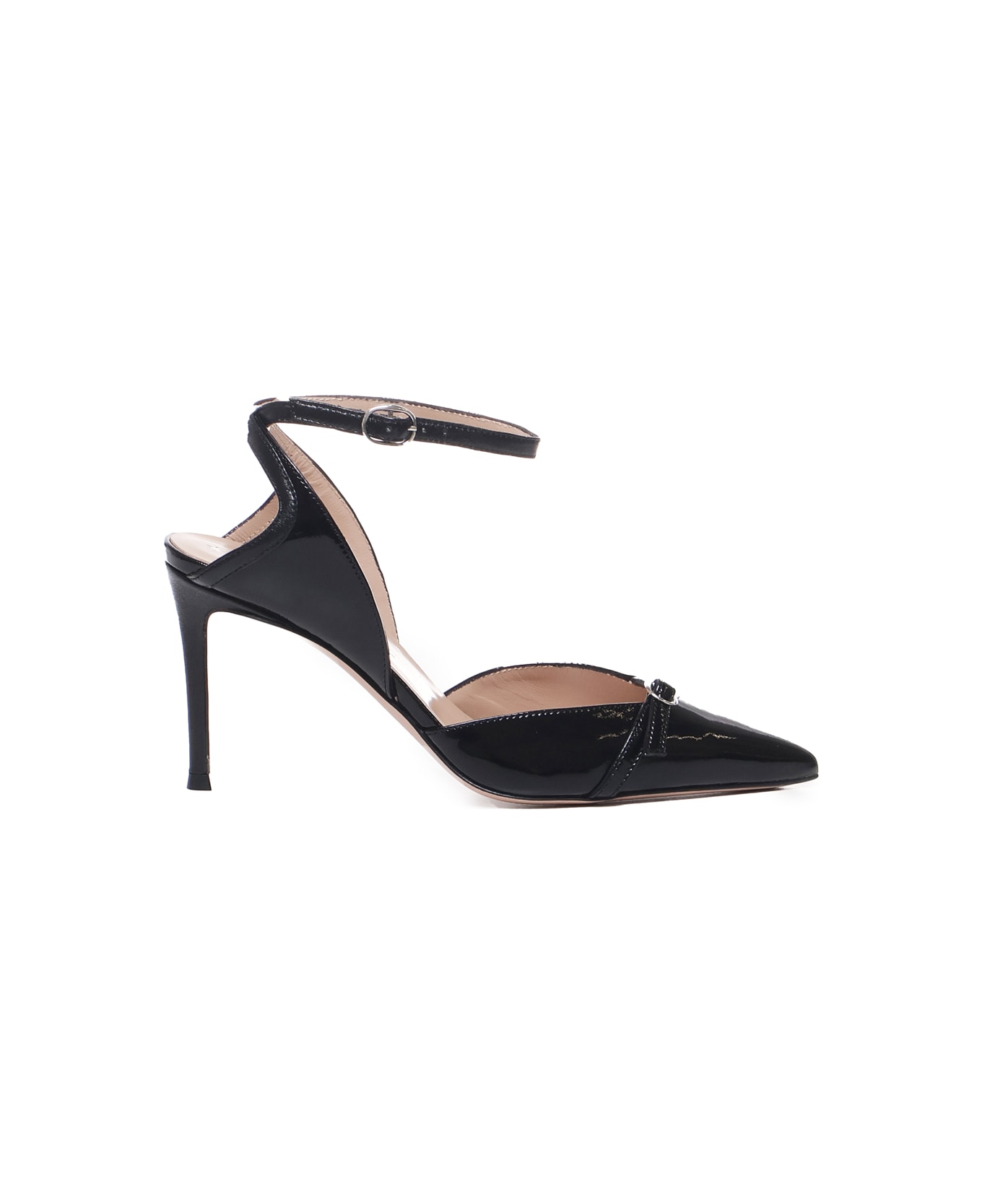 Marc Ellis Pumps With Uncovered Heel - Black