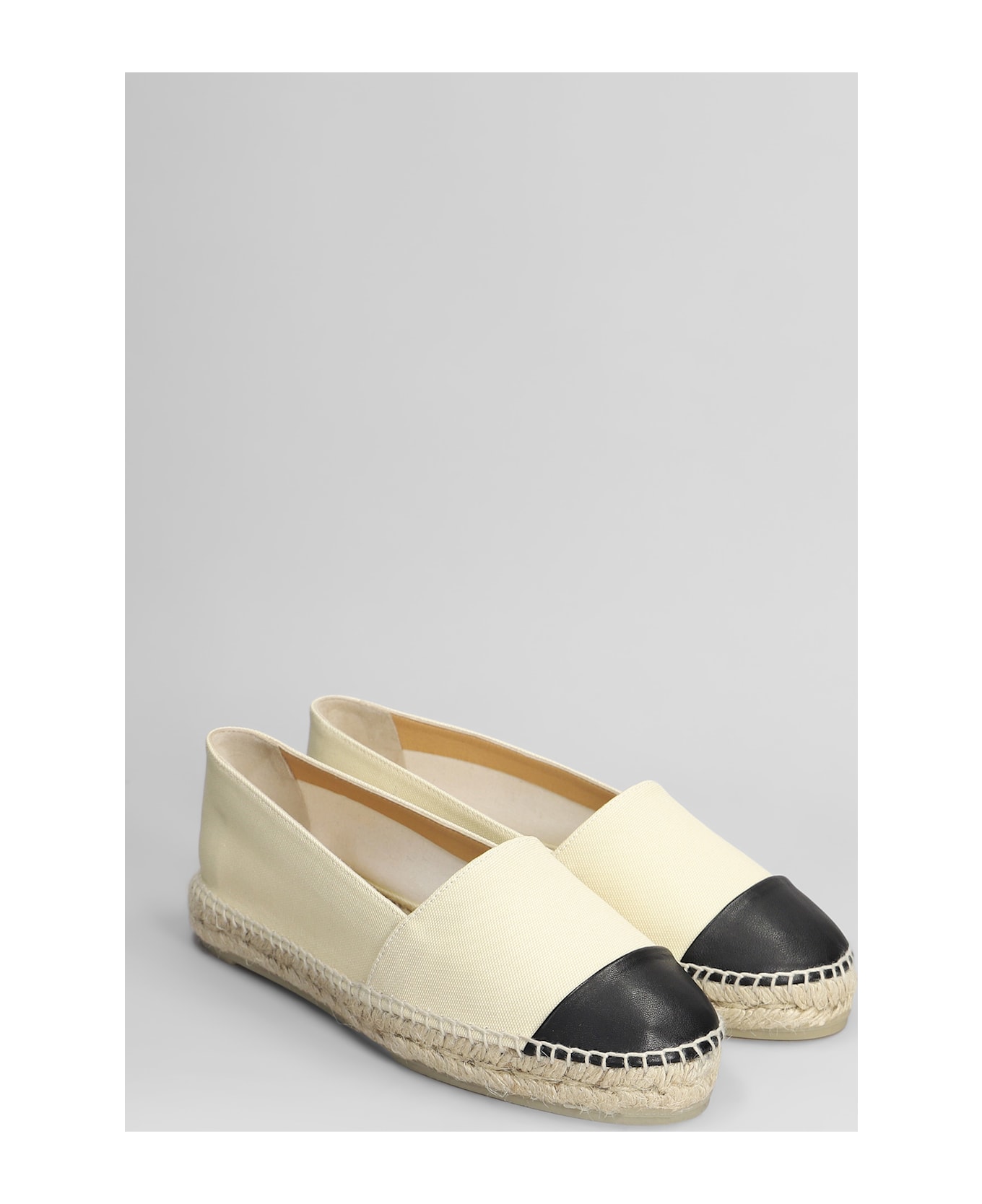 Castañer Katty-264 Espadrilles In Beige Canvas - beige フラットシューズ