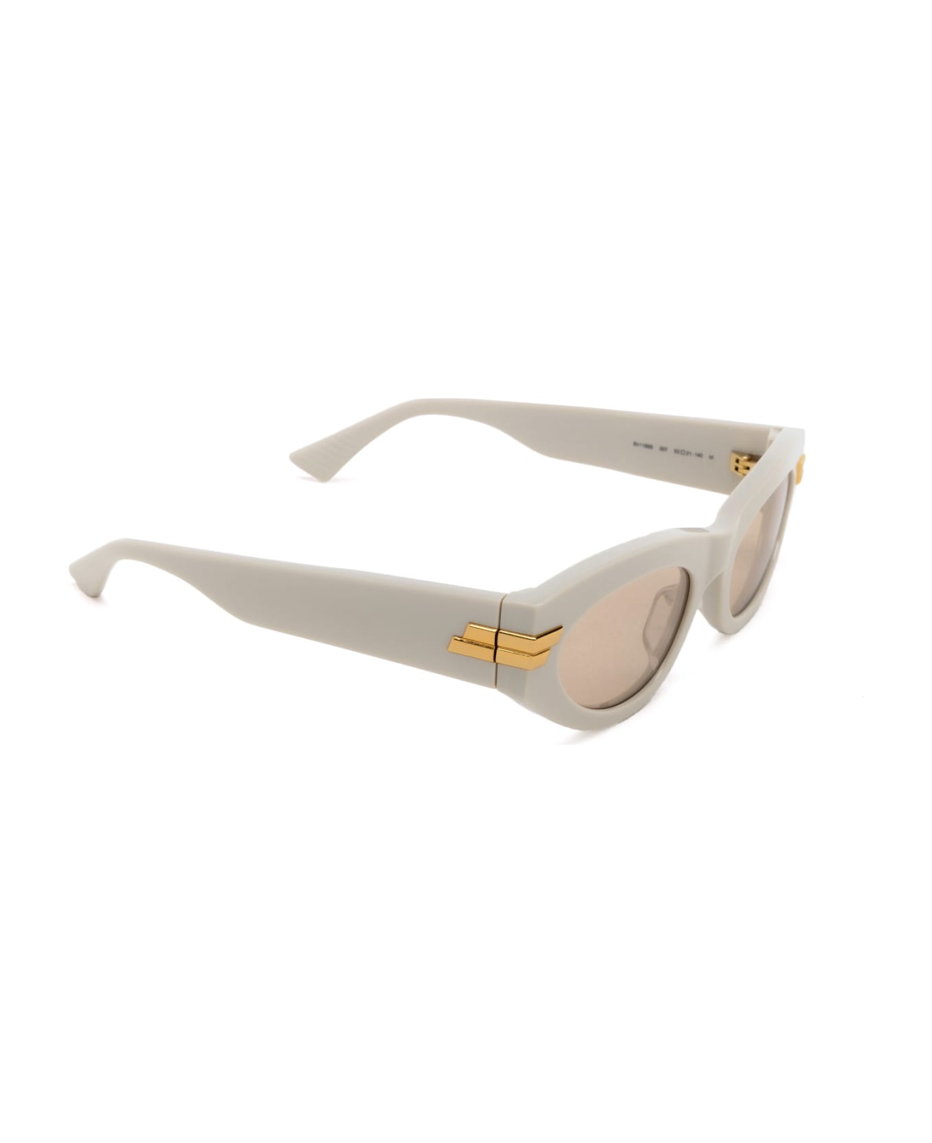 Bottega Veneta Eyewear Bv1189s White Sunglasses - White