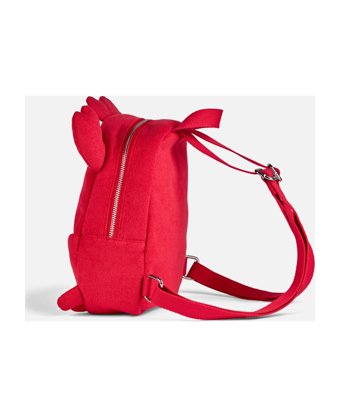 MC2 Saint Barth Terry Padded Backpack With Crab Shape - RED