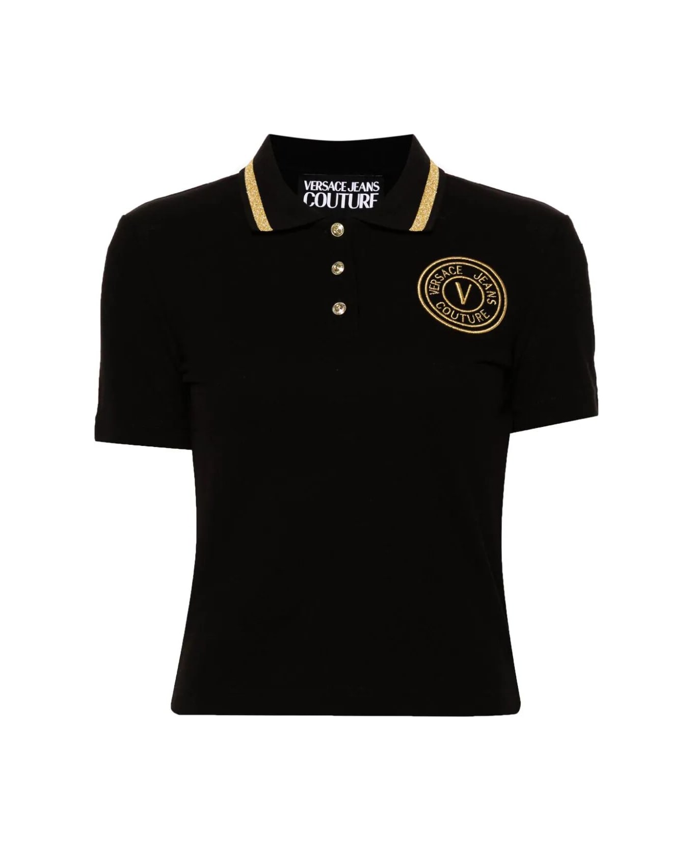 Versace Jeans Couture Polo - Black Gold ポロシャツ
