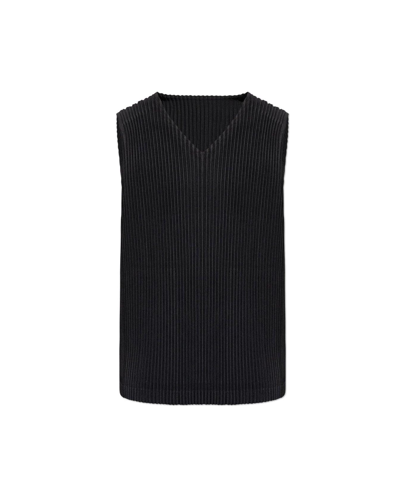 Homme Plissé Issey Miyake Mc August Vest - Black