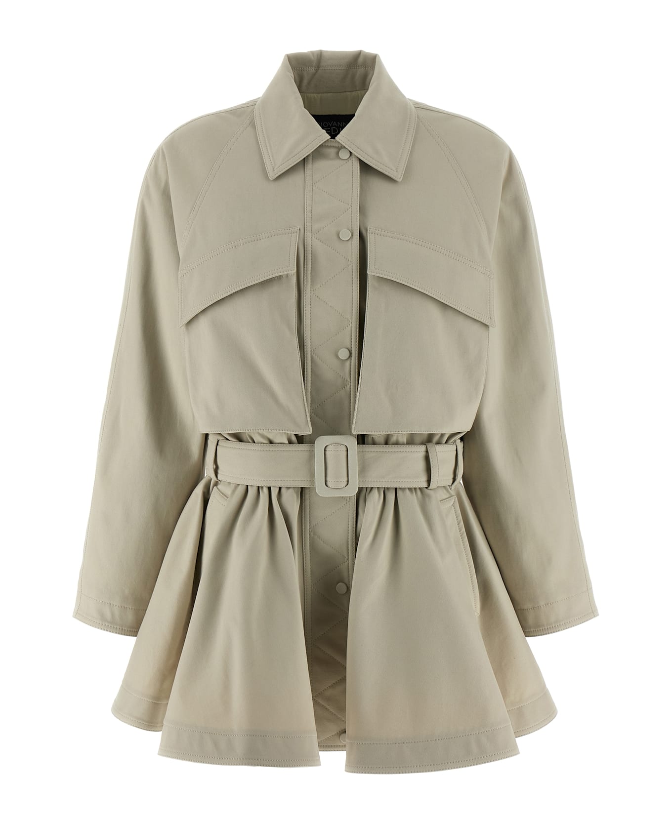 Giovanni Bedin Belted Dress - Beige