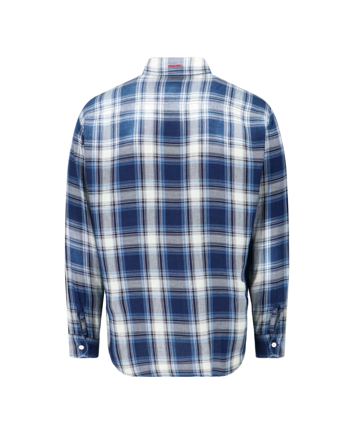 Dsquared2 Vintage Shirt With Rhinestones - BLUE