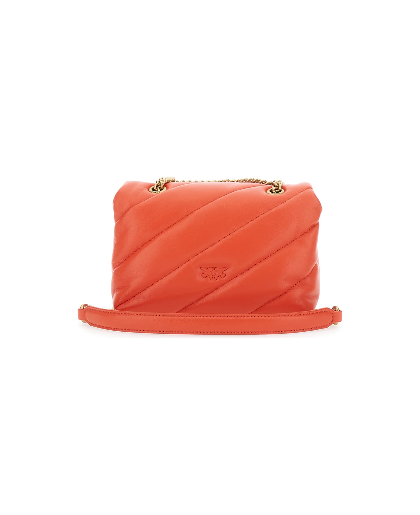 Pinko Love Mini Puff Shoulder Bag - Red