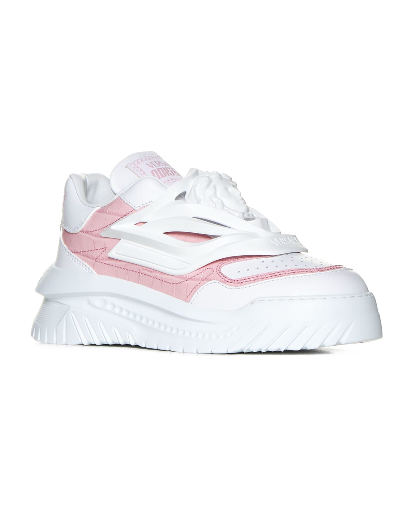 Versace 'odissea' Sneakers - White+english rose スニーカー