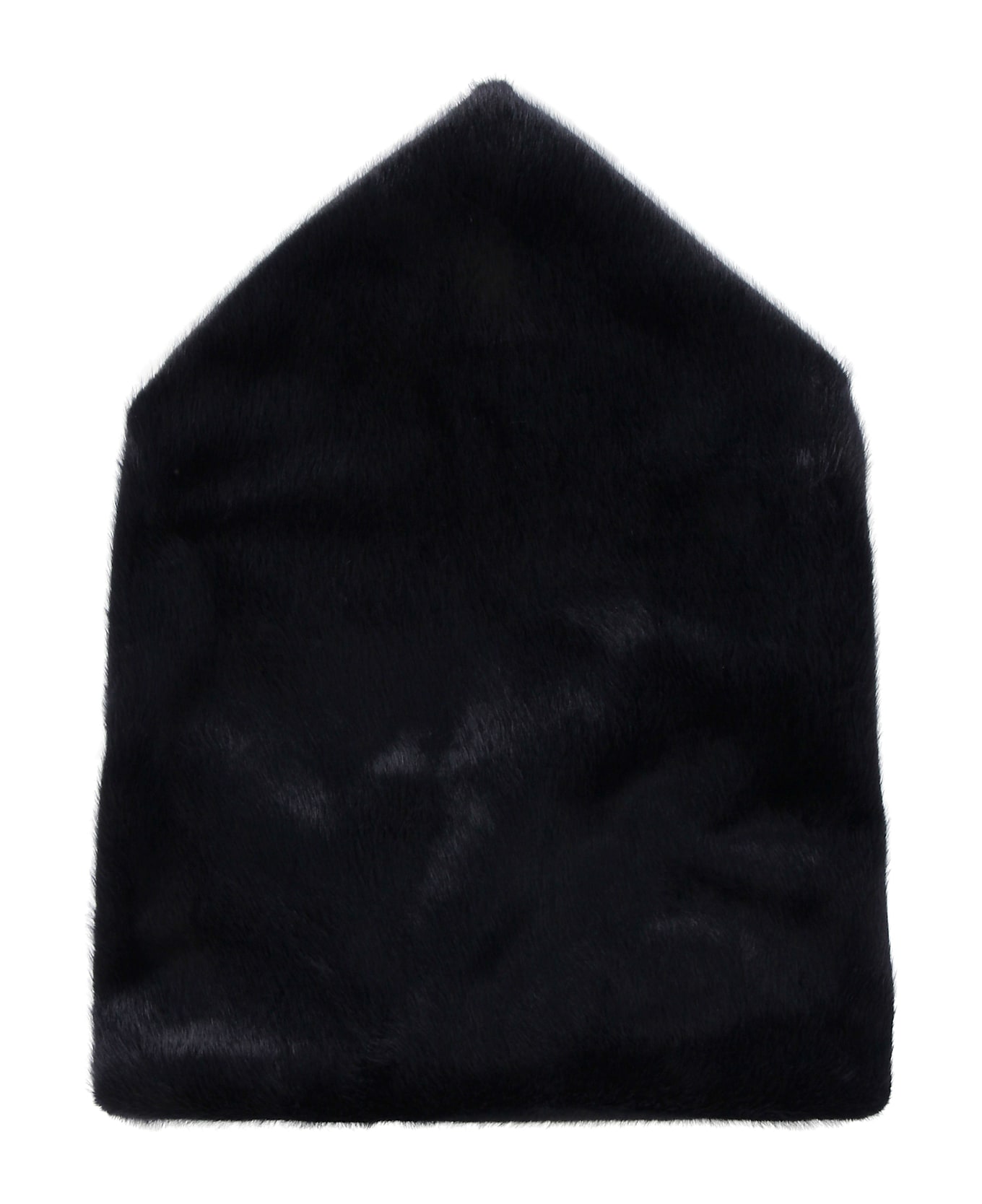 Herno Sciarpa Soft Faux Fur - Nero